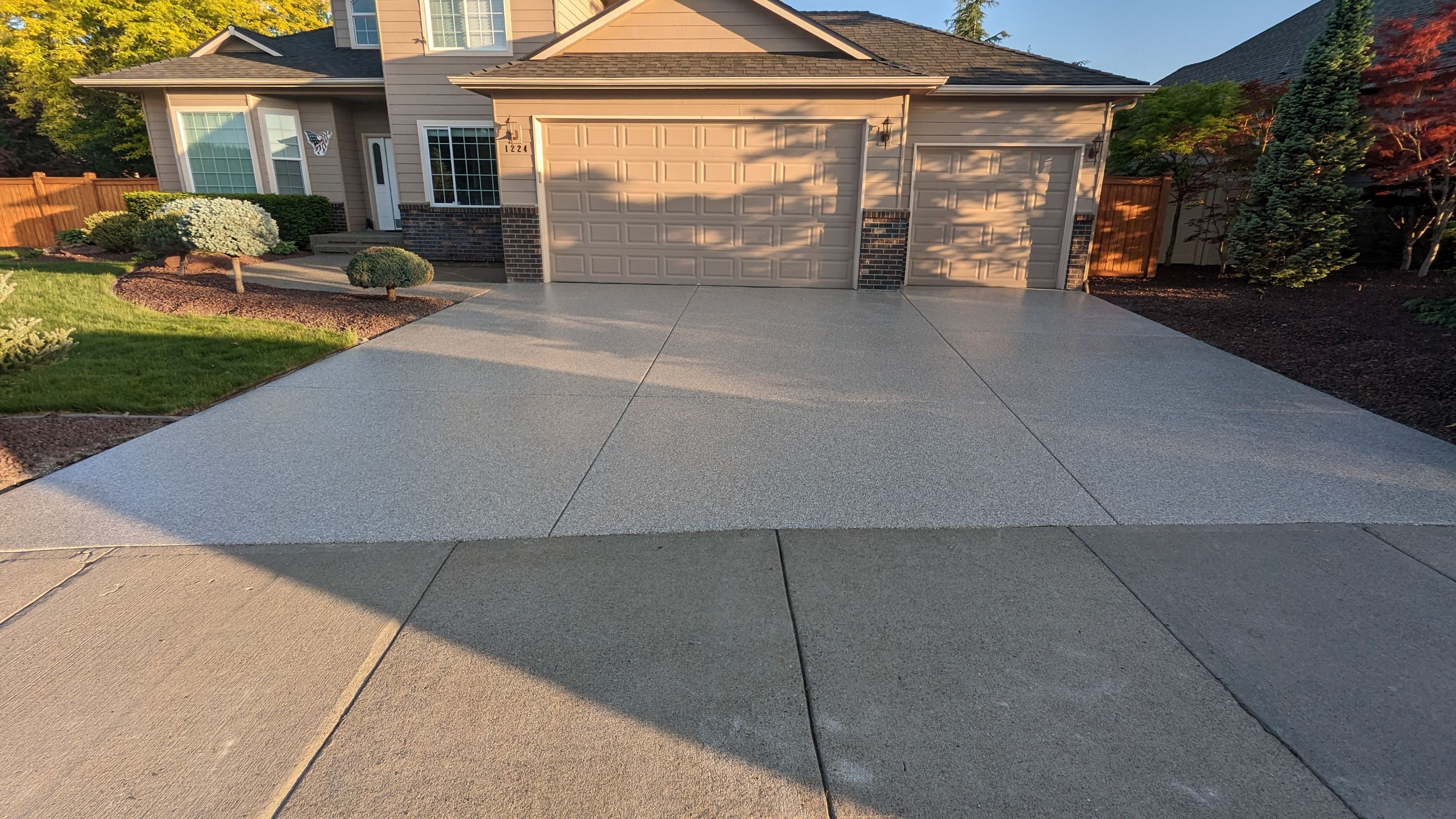 Driveway using Pebble Beach by Croc Coatings, LLC