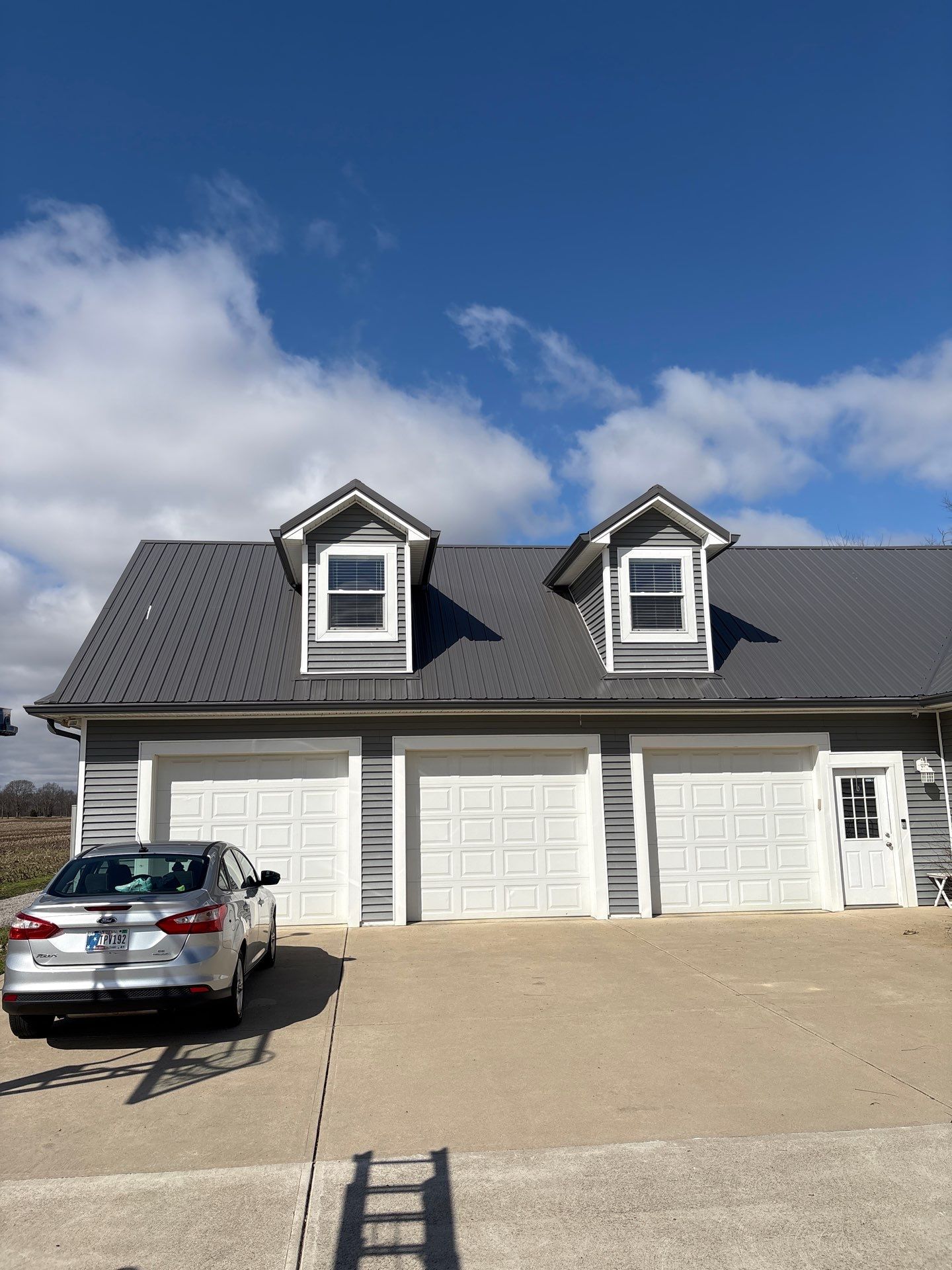 Classic Rib Metal Roofing - Charcoal by Hoel Roofing & Remodeling
