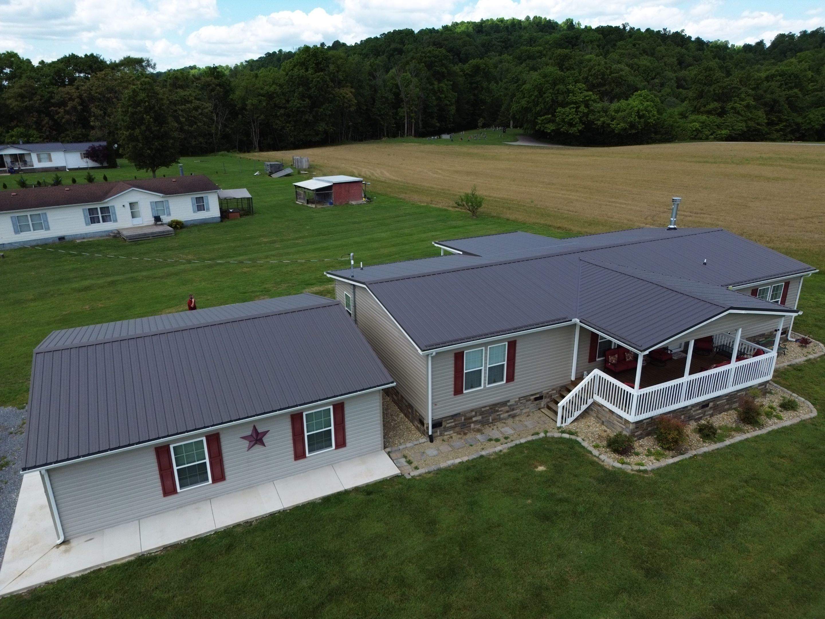 Burnished Slate Frost AG Panel by Omnia Roofing