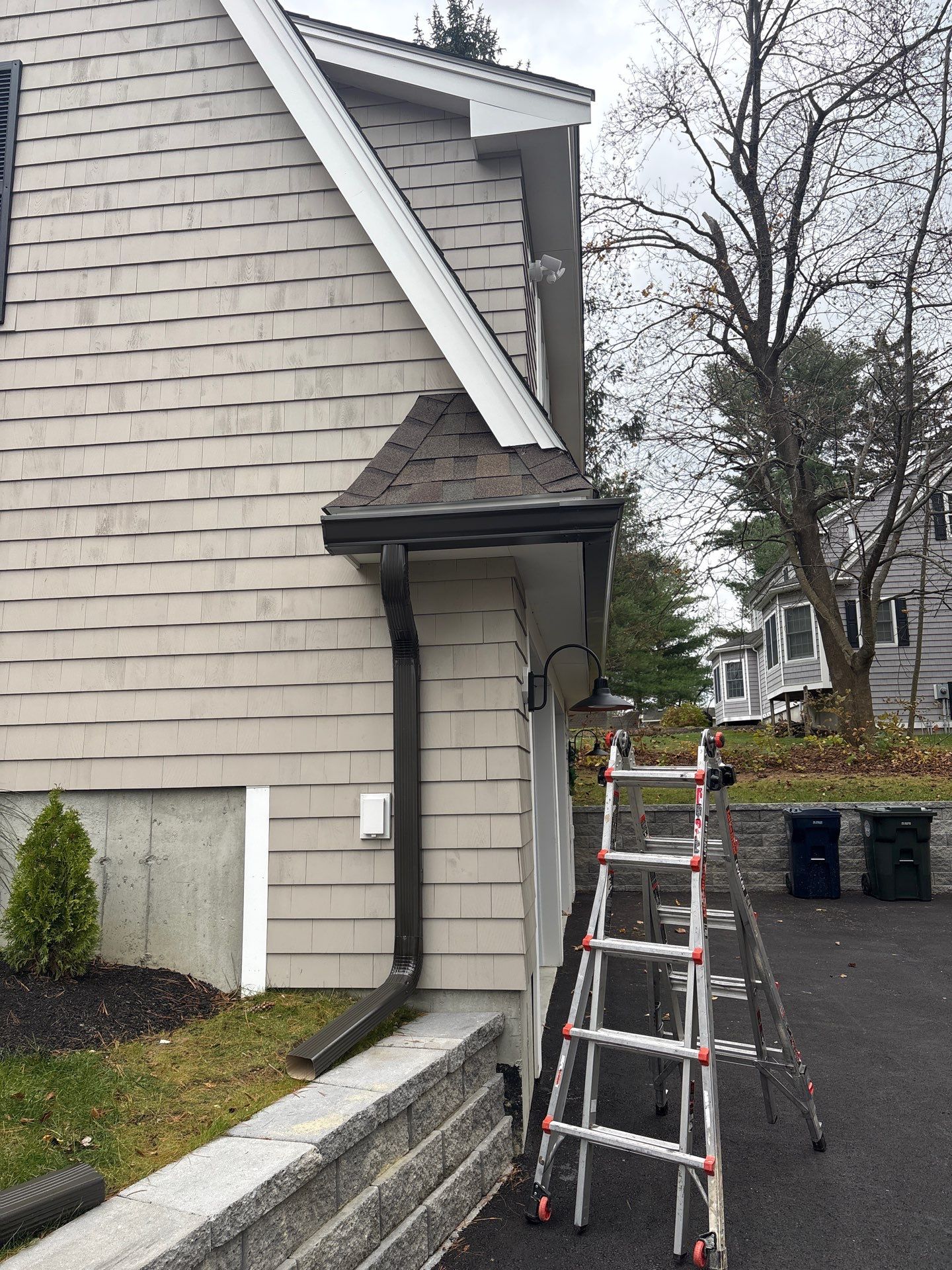 Andover Complete Gutter System with T-Rex Guards & Valley Splashguard by Mighty Dog Roofing of Greater Middlesex County