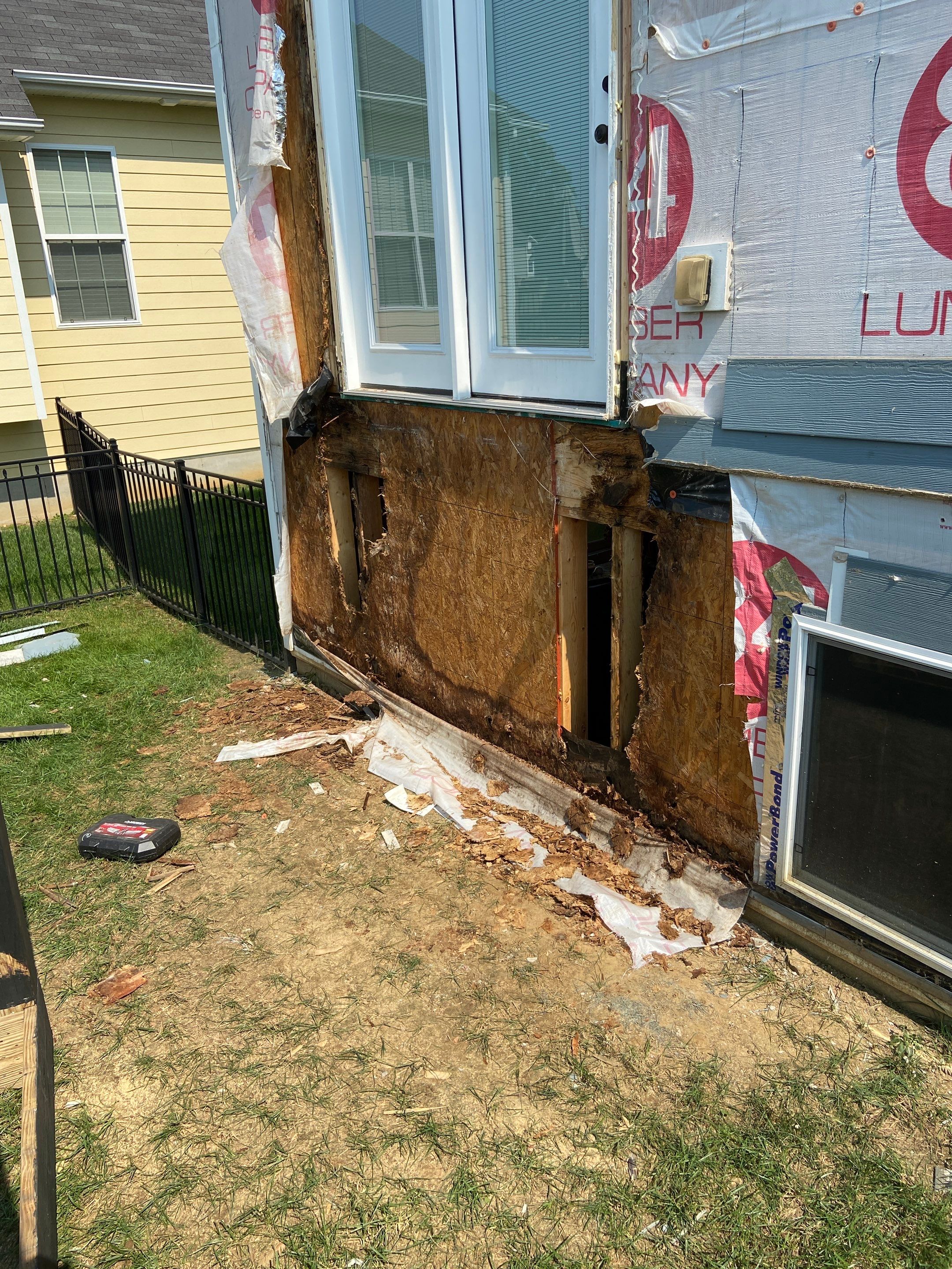 Leak Behind Siding caused Structural Damage by ANR Restoration