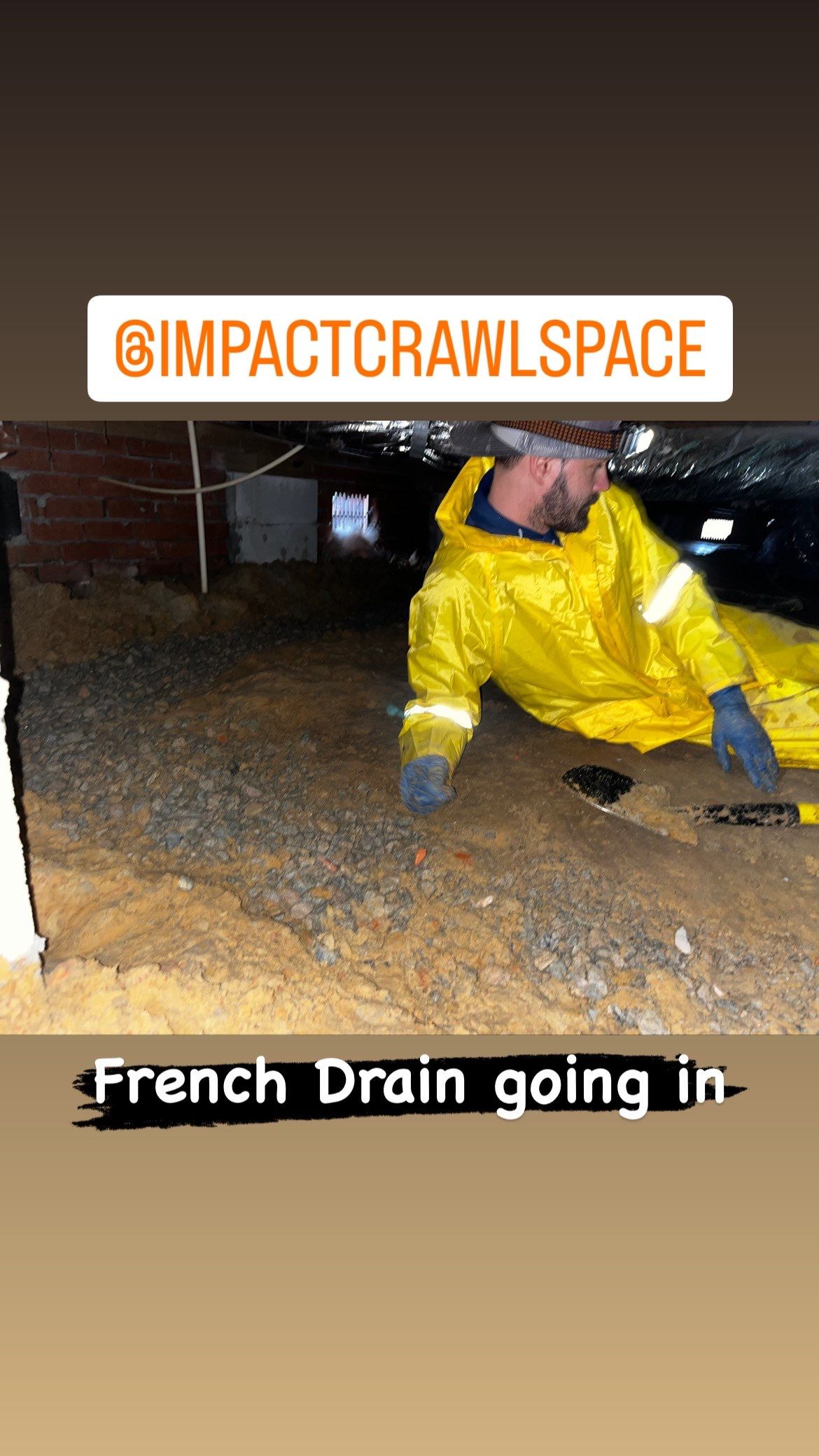 Impact Choice Encapsulation with French Drain and Crawlspace Doors by Impact Crawlspace