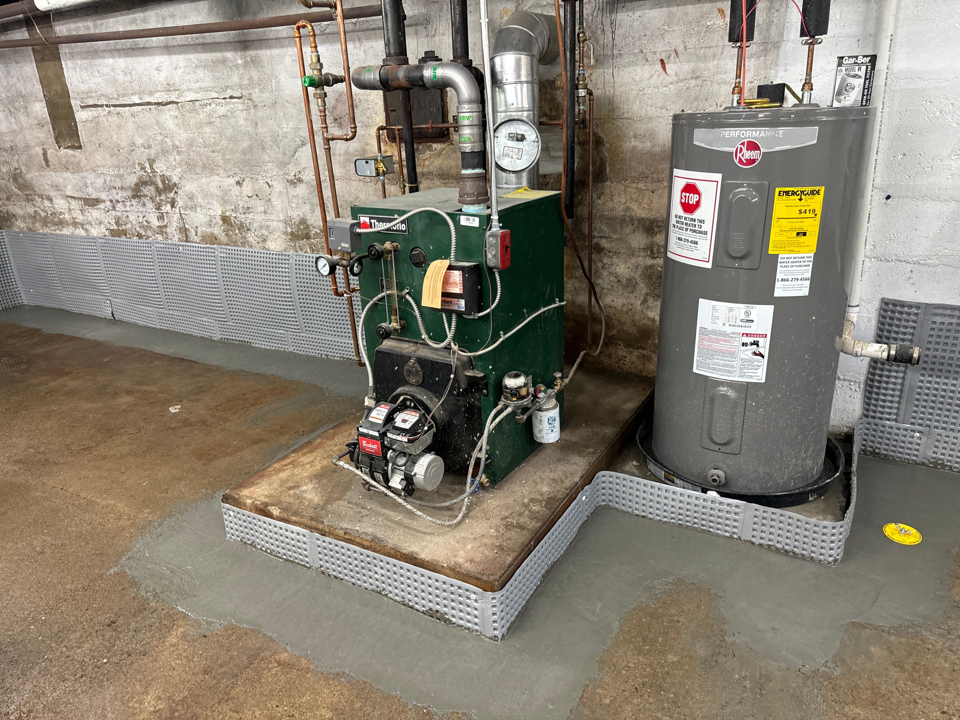 Interior French Drain Boonton NJ by Pure Service Pro, LLC 