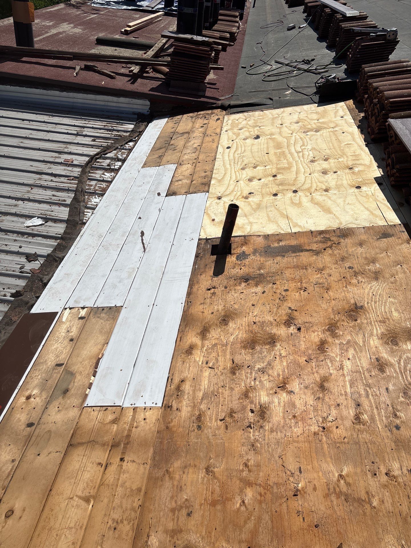 Valley Center Tile Roof Lift & Lay | Custom Metal Bird Stop for Los Arcos Tile by Zenith Roofing Services