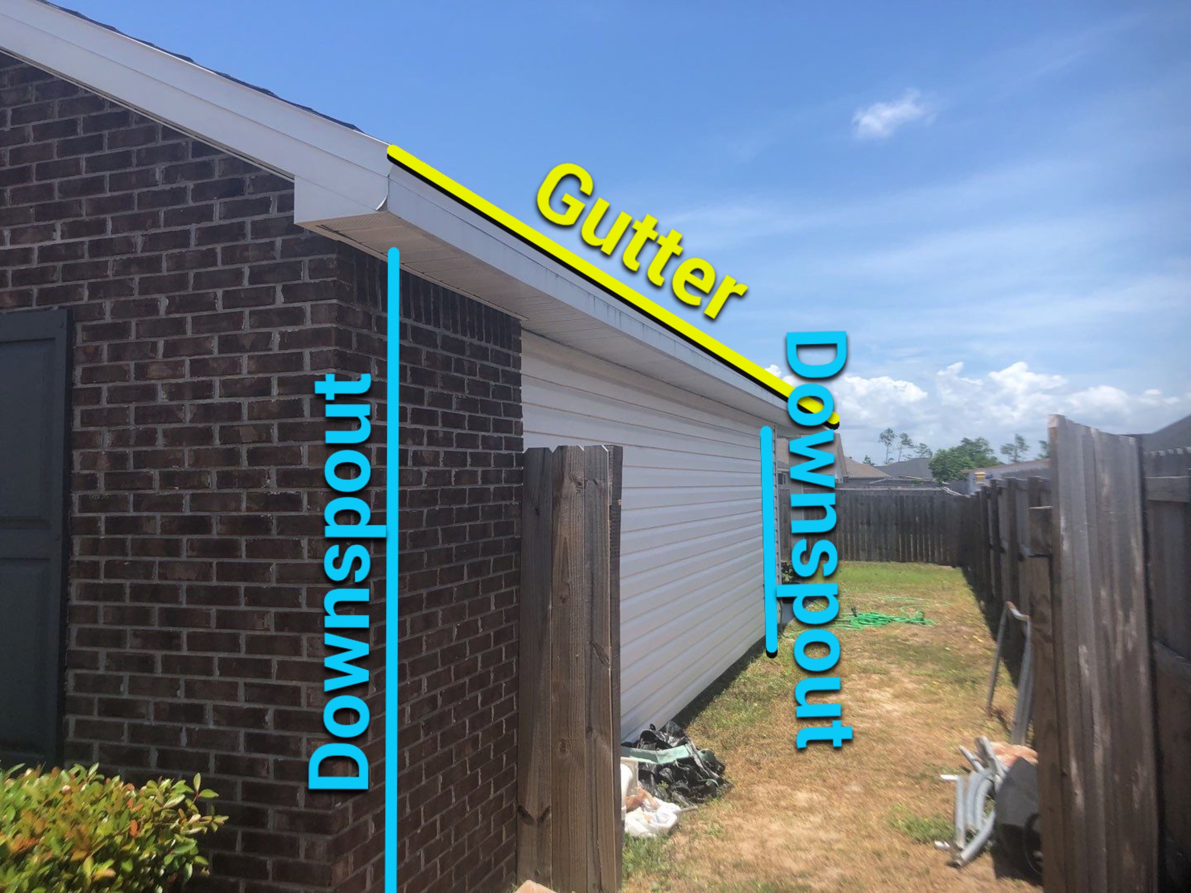 Gutter Installation using K-Style Seamless Gutters by Gutter Professors
