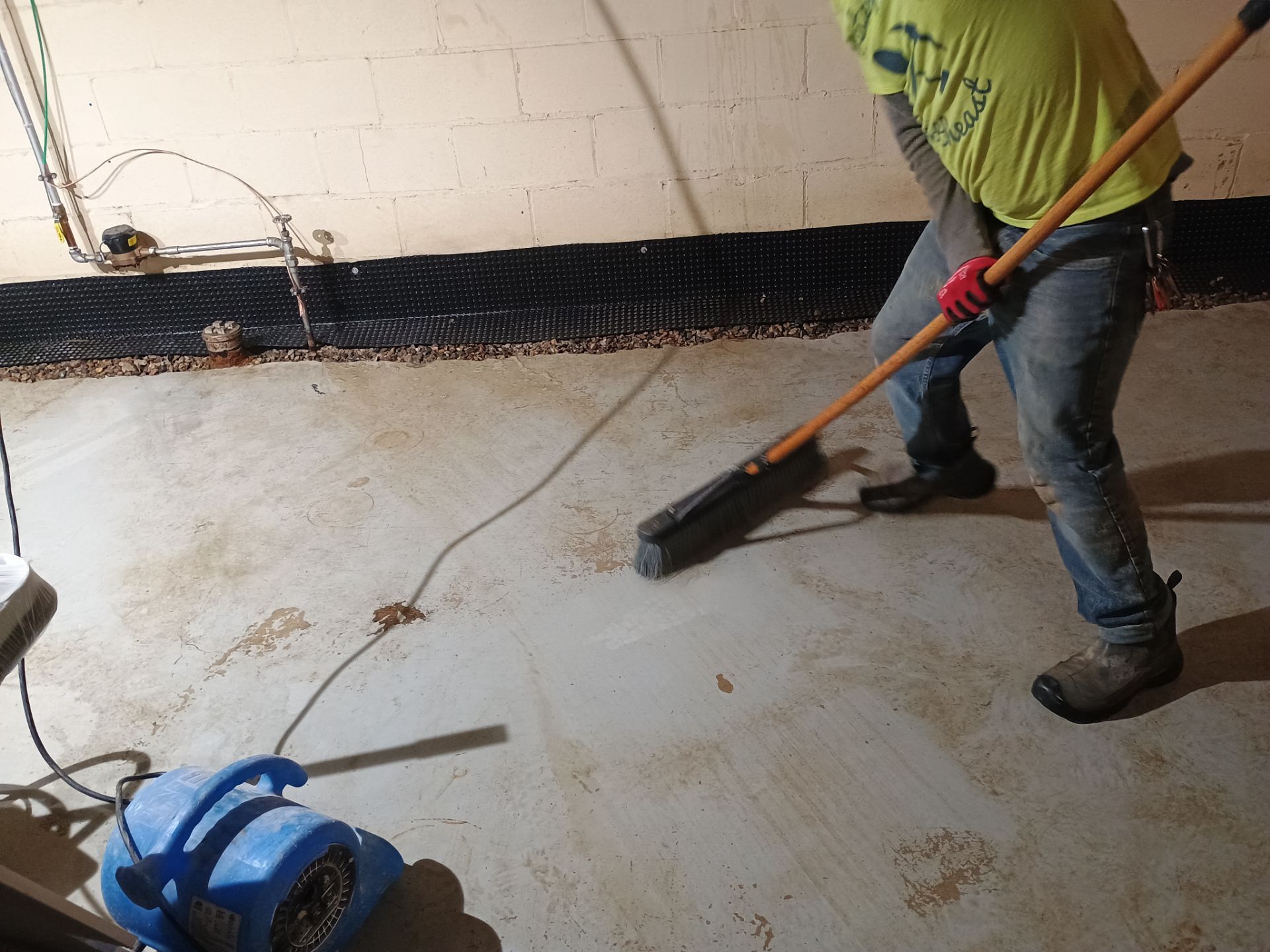 Drain Tile & Sump Pump for Kassie's Rental Property by Waterproofing Northeast