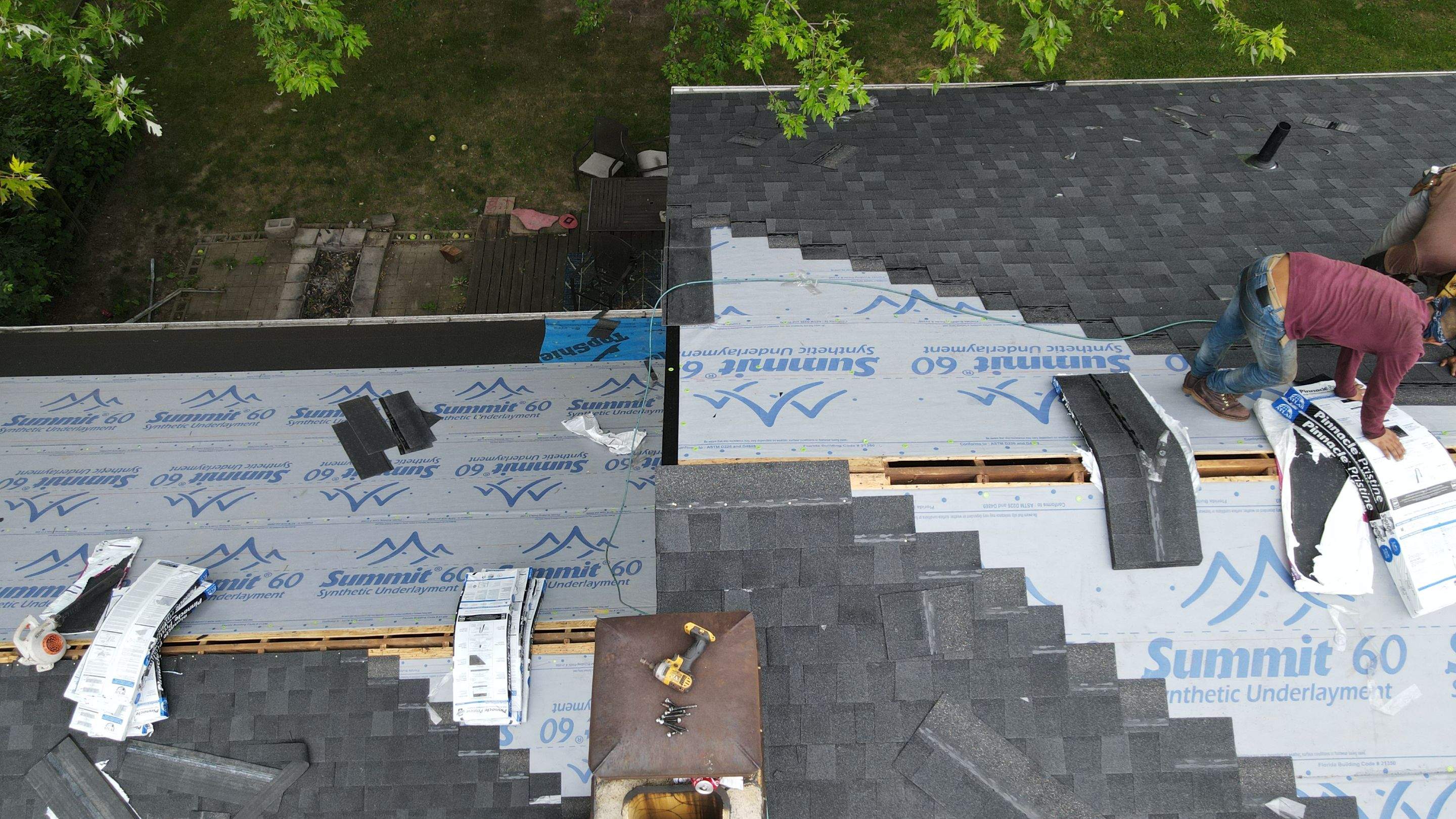 Residential Roofing Installation using Atlas Pristine by Tamlin Roofing