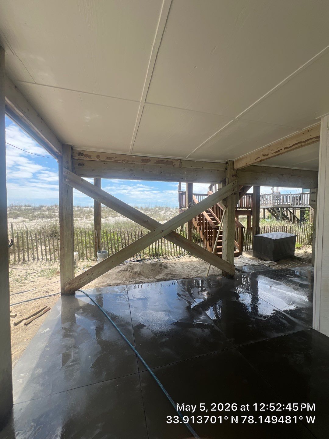 New Concrete Driveway Installation in Oak Island NC by Licensed General Contractor by RGR Construction and Roofing, LLC