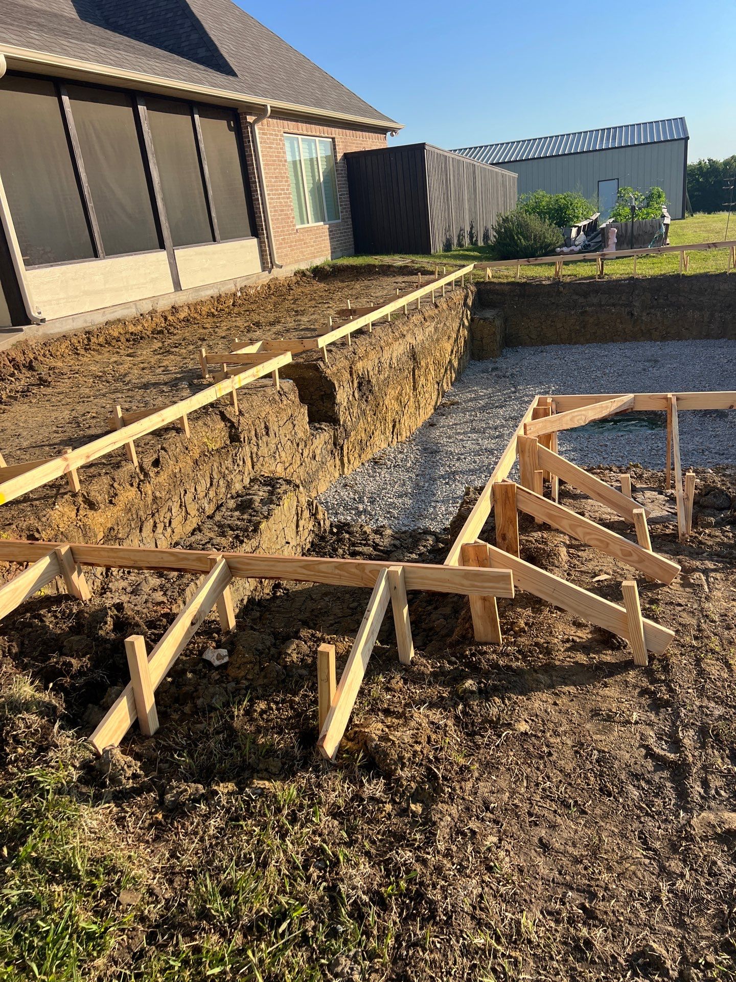 Geometric Pool with Golf Course Views by Pinnacle Pools and Spas - DFW
