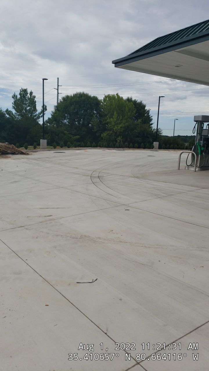 Commercial Landscaping Harris Teeter Fuel Station by Carolina-Metro Landscape, Inc