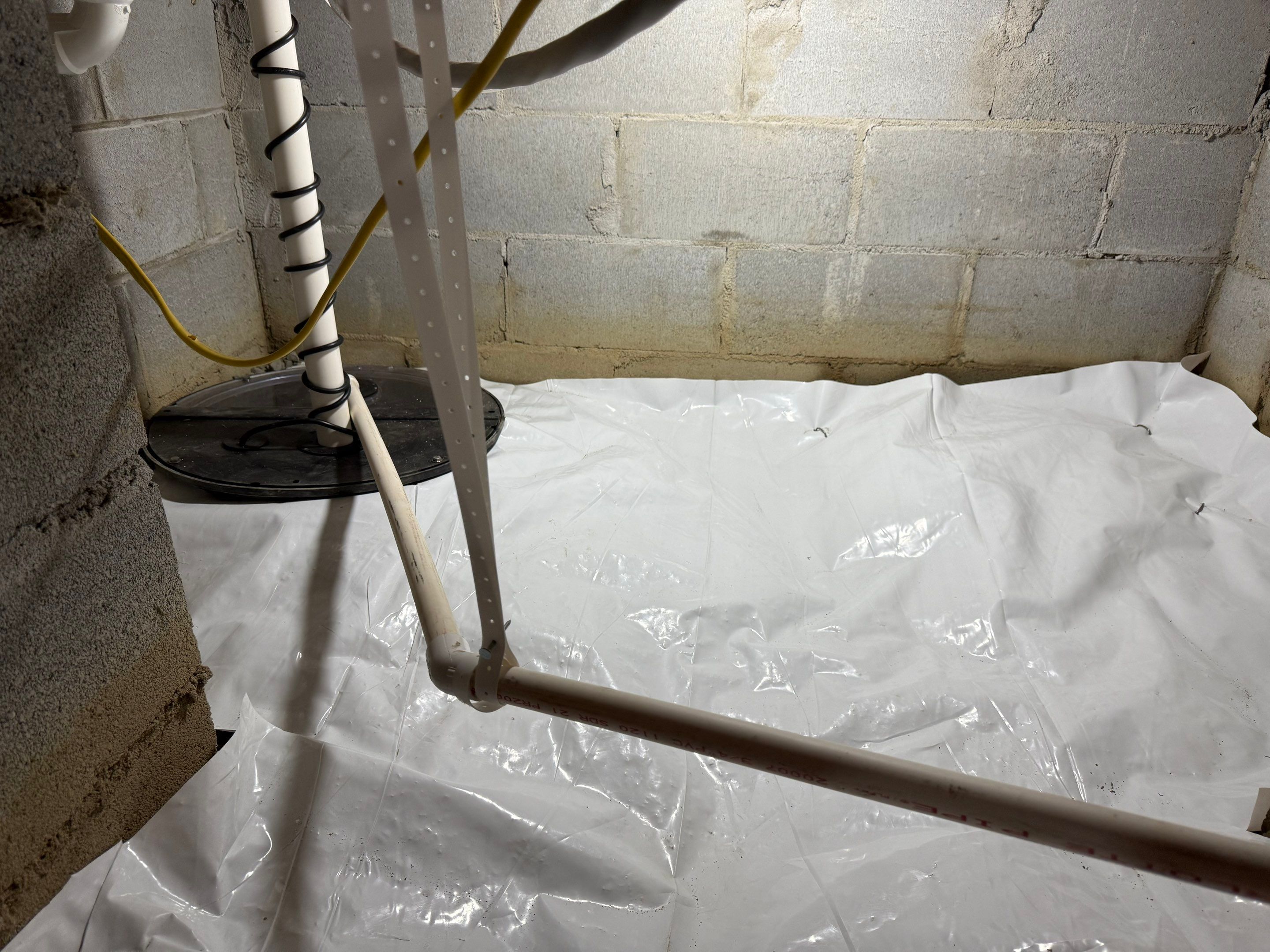 Project in Franklin by Patriot Crawl Space Repairs