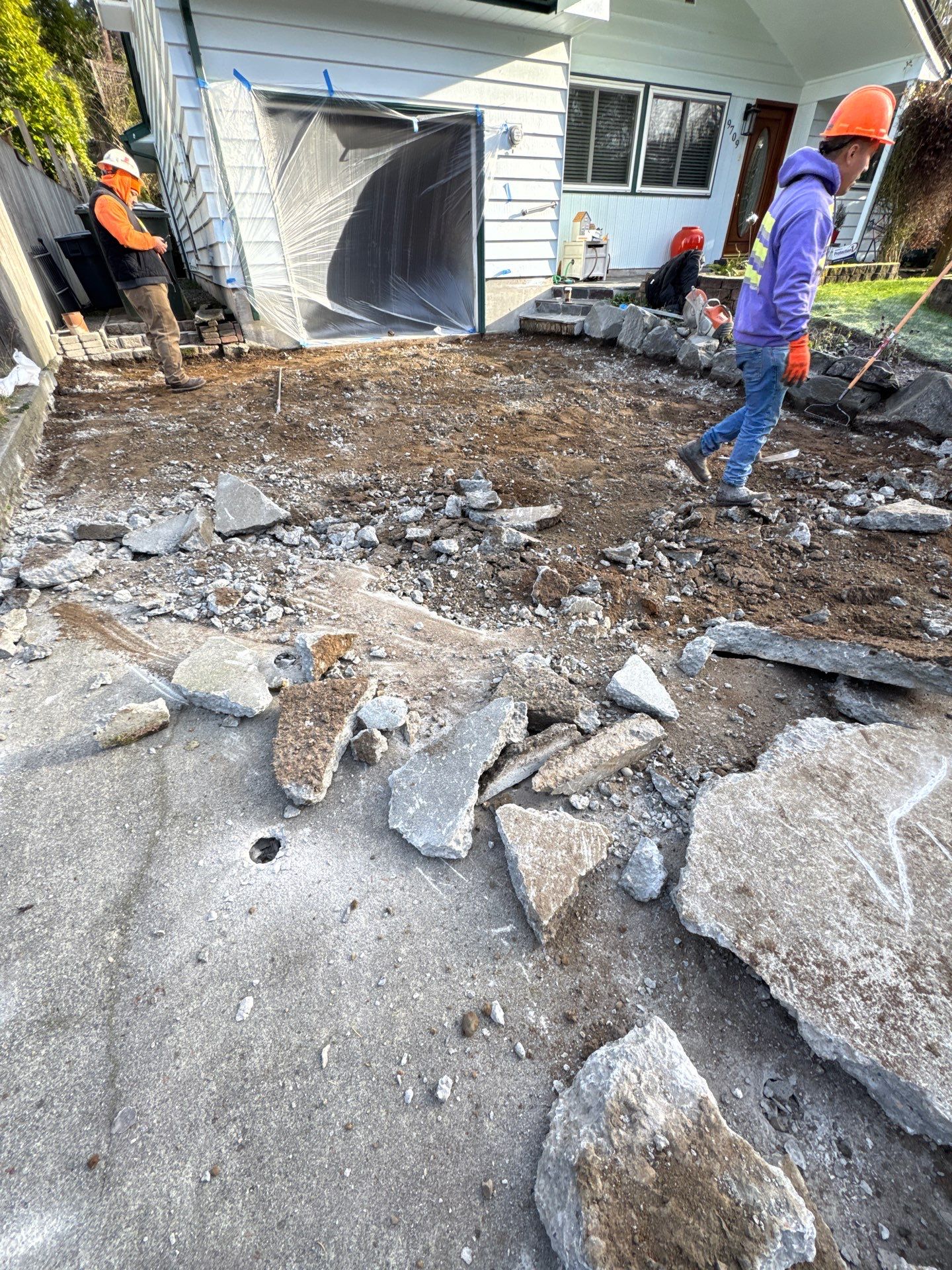 Stamped Concrete Patio and Driveway | Edmonds  by Jireh Asphalt & Concrete Inc 