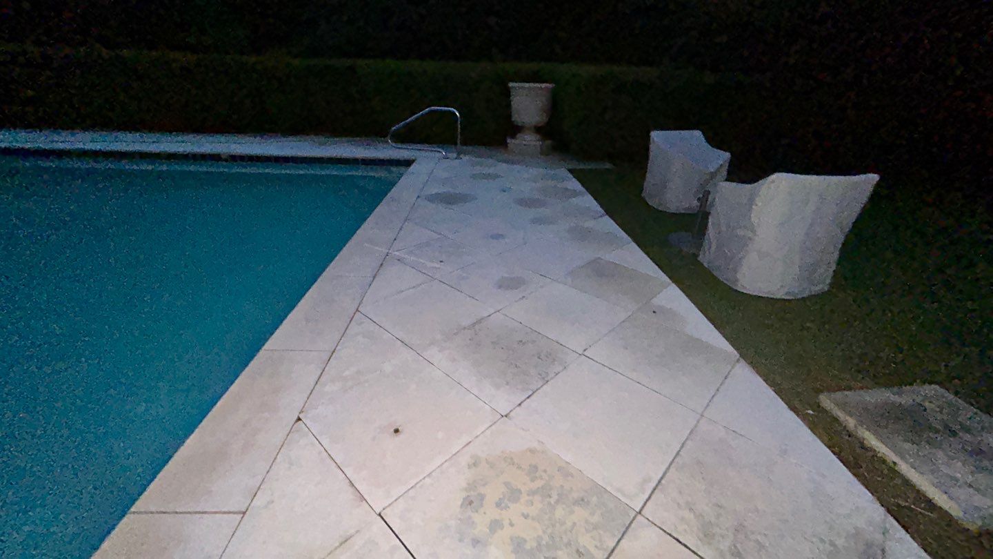 Brick paver clean, sand and seal.  using Algaecide, soft wash soap by Northern Power Washing LLC.