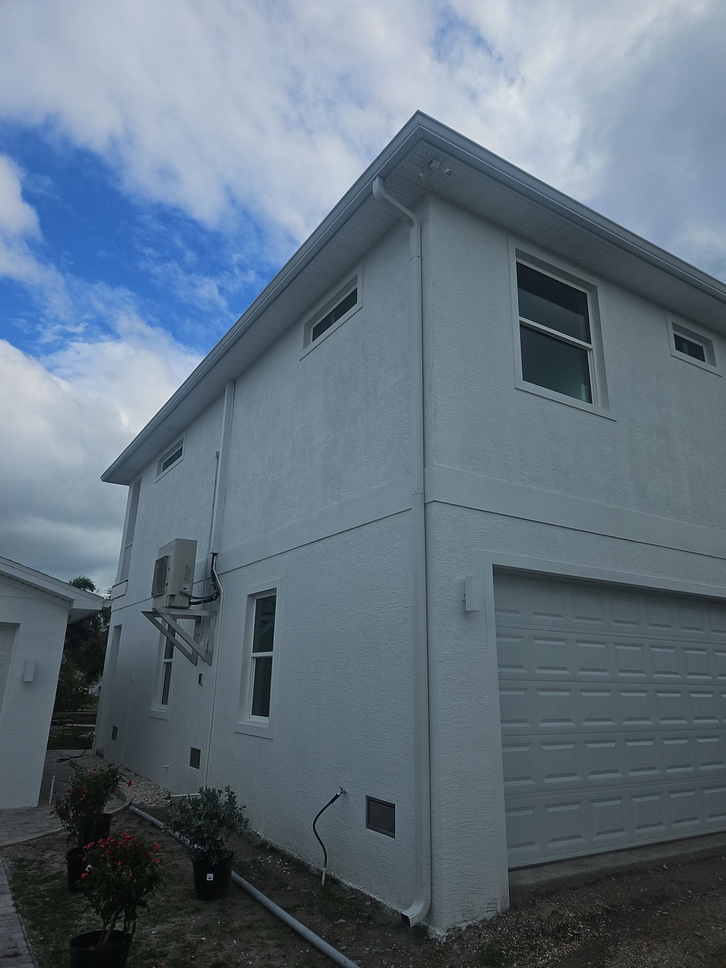 6-inch K-style Seamless Gutters and 3x4 Downspout Elbow Installation in Englewood, FL  by Gutter Professors