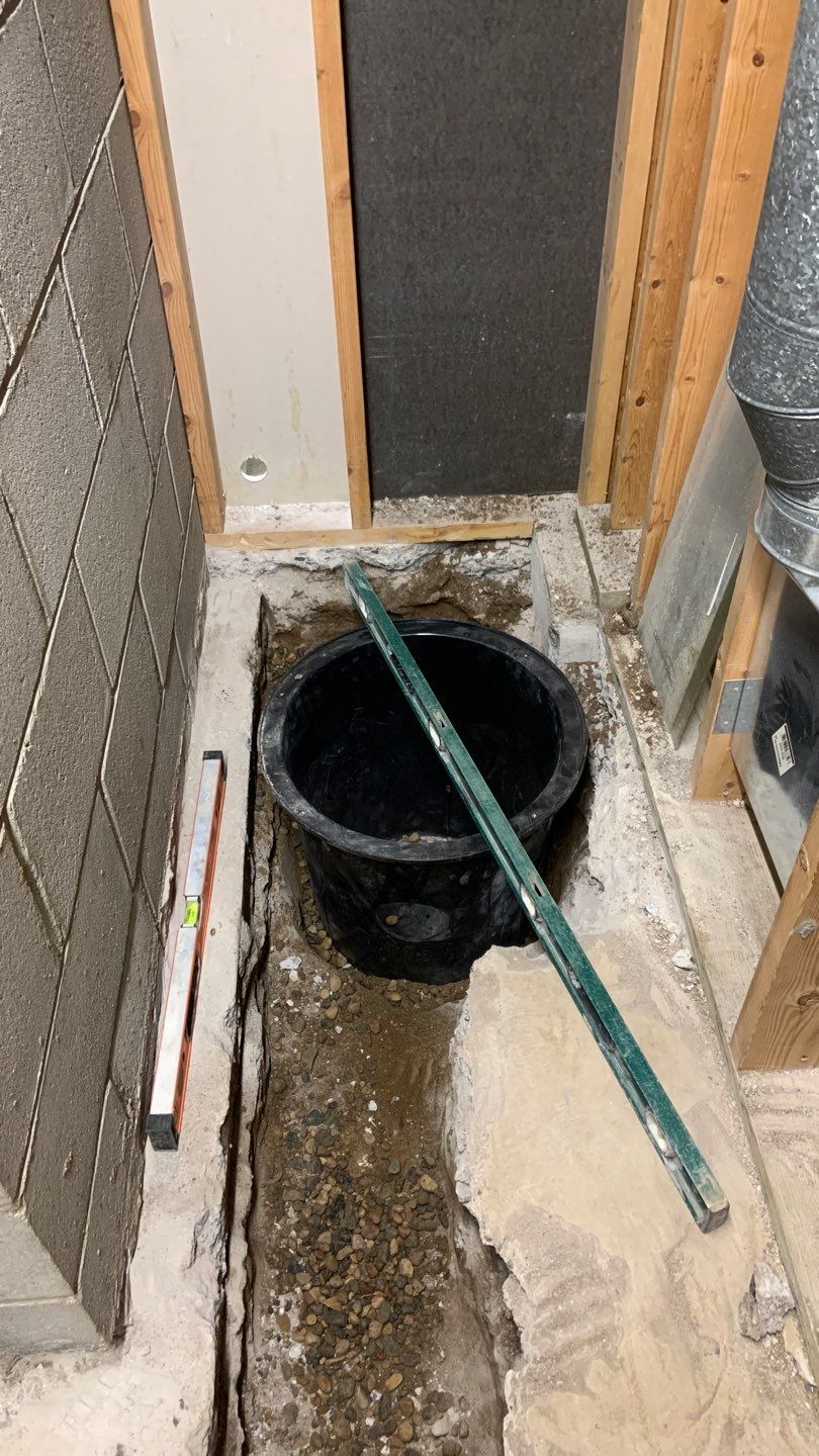 Drain tile in Brooklyn Center by Waterproofing Northeast
