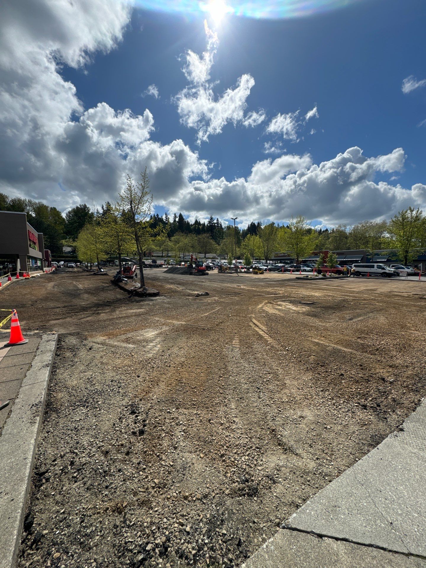 Colliers - Woodinville New Asphalt Parking Lot by Jireh Asphalt & Concrete Inc 