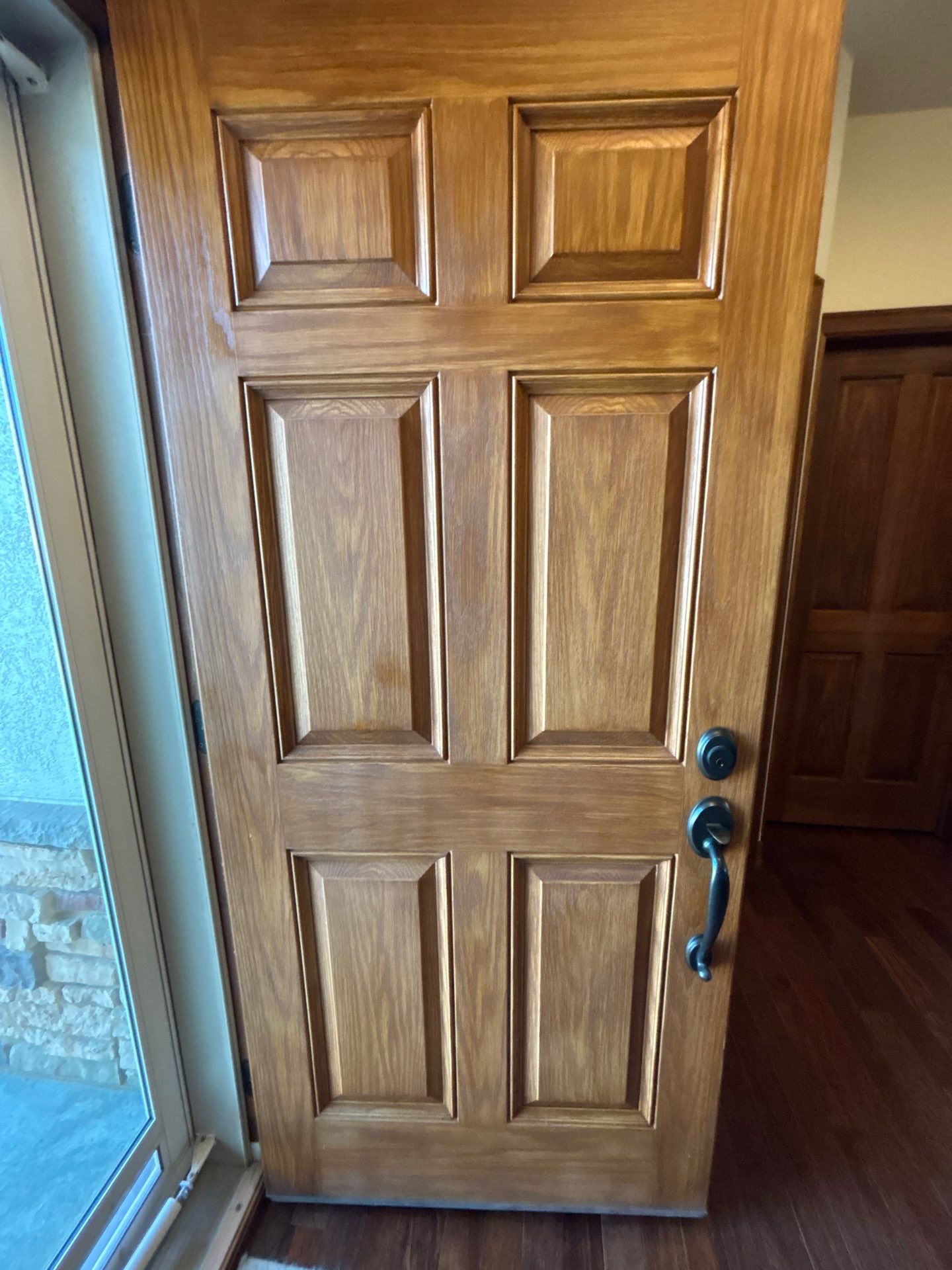 Interior Wood Window Trim and Door Frame Finishing in Sioux Falls by Select Painting, Coatings & Garage Cabinets