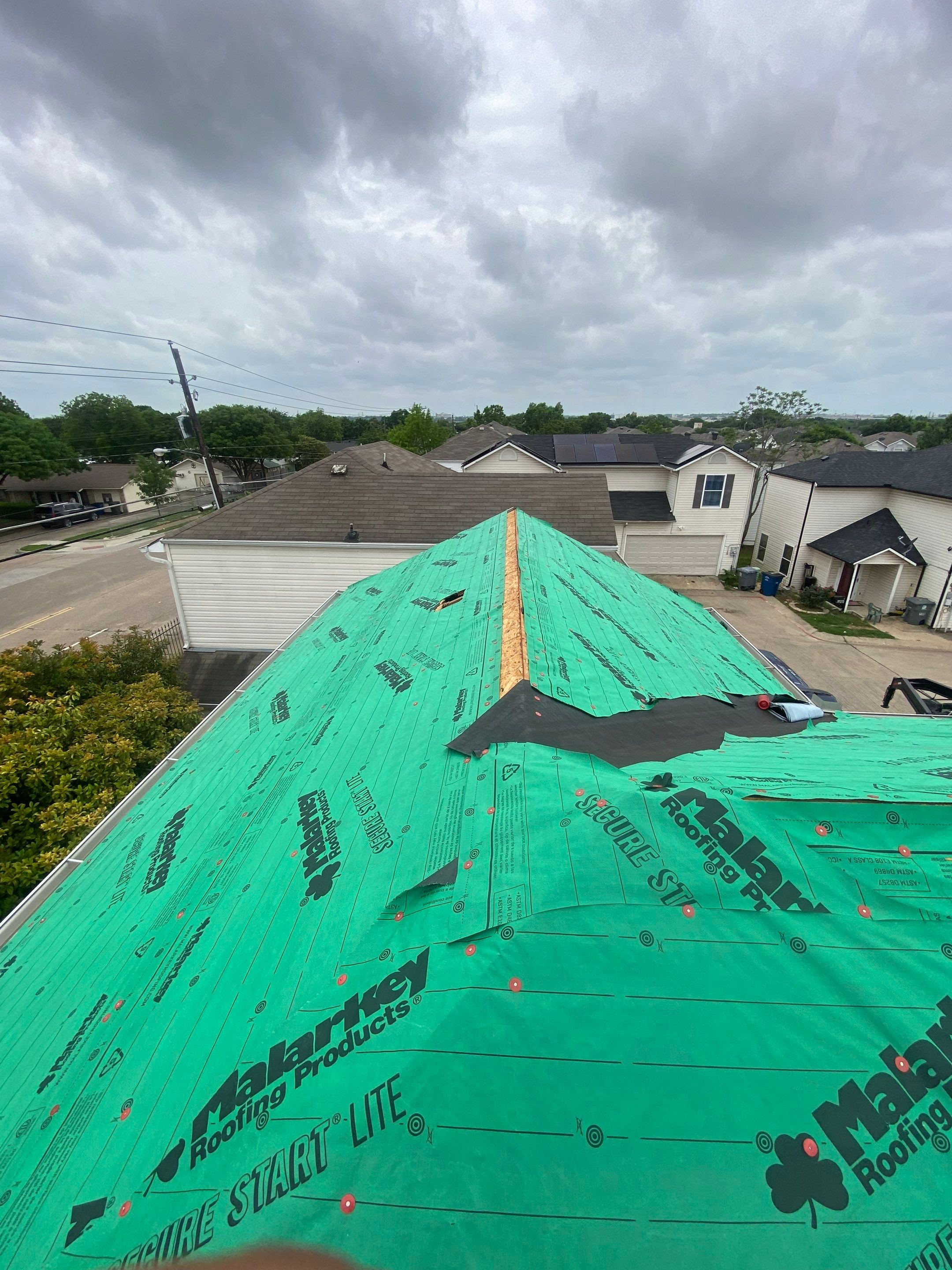 Storm Restoration using Malarkey Highlander by Berry Good Roofing 