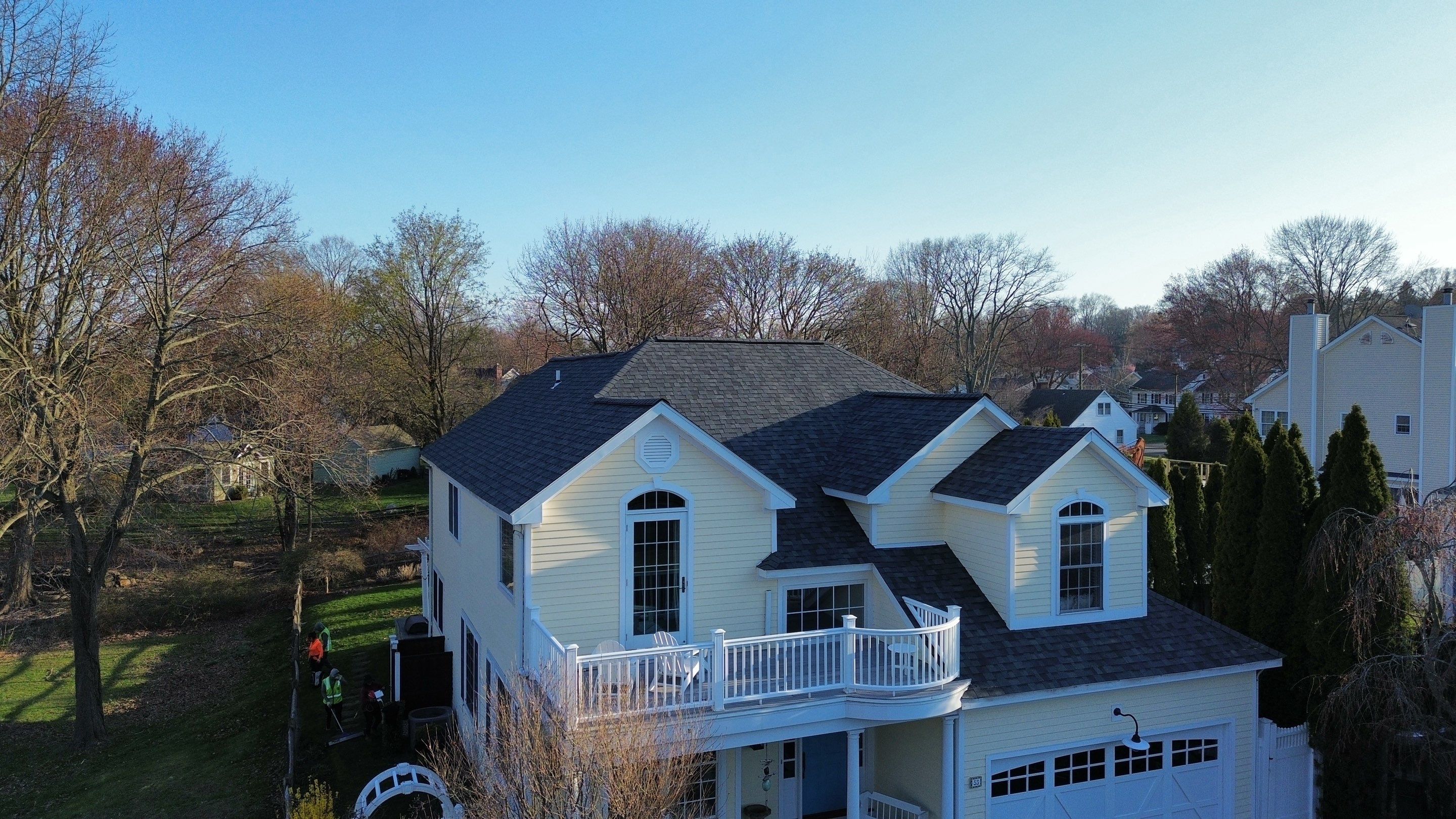 Owens Corning Duration: Estate Gray in Fairfield, Connecticut by Golden Shield Roofing