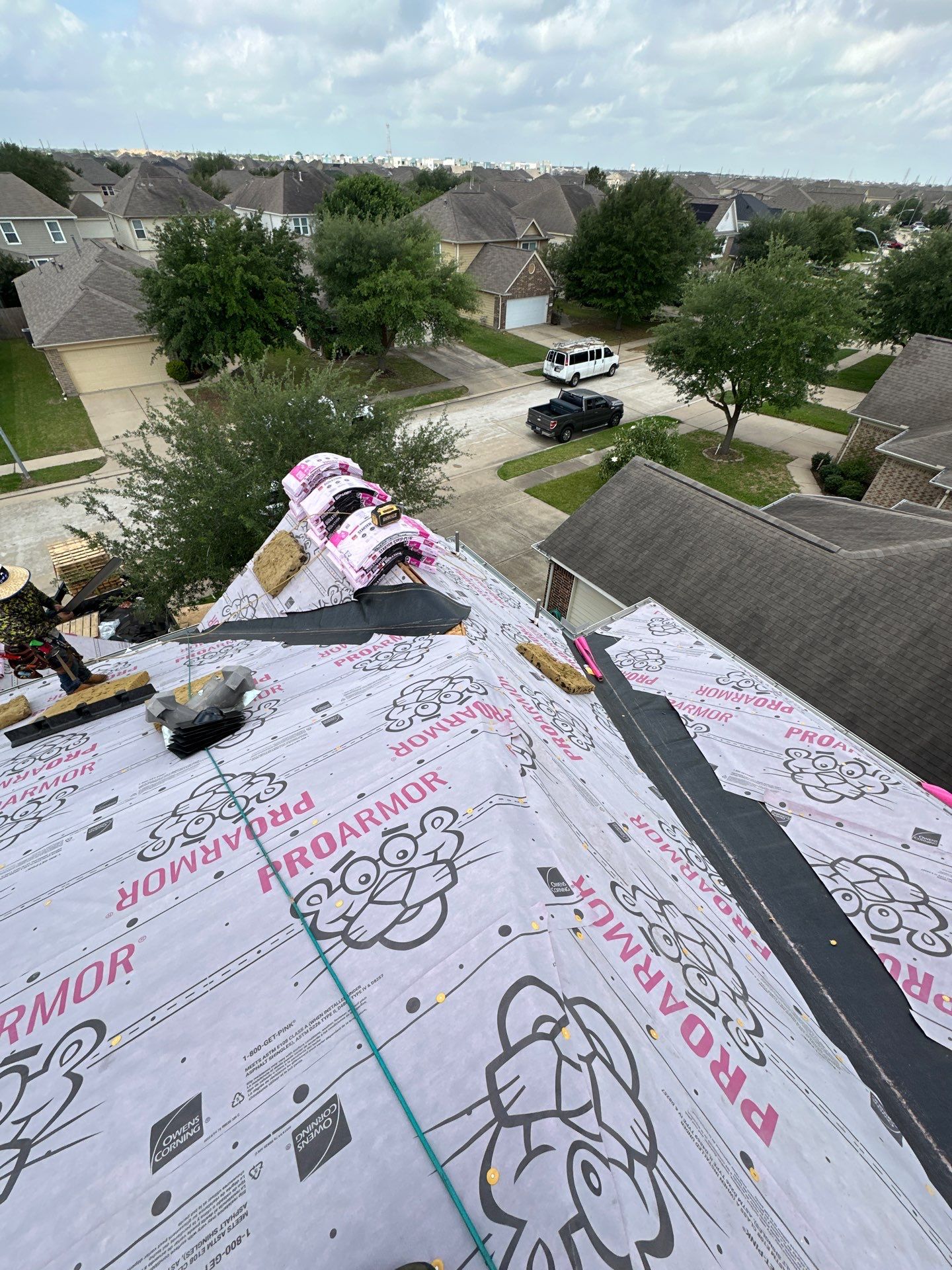 Project in Katy by Motion Roofing