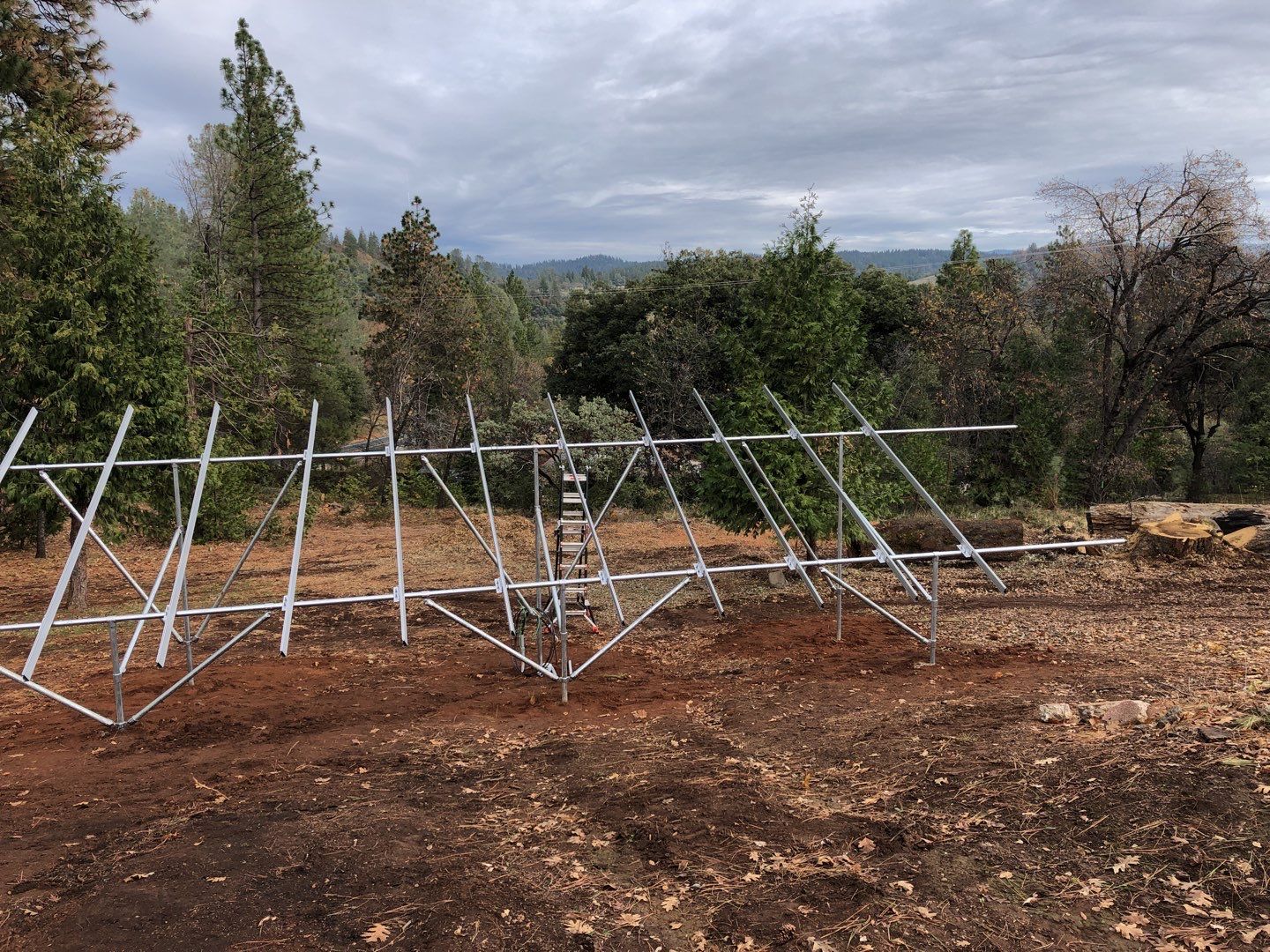 Solar Ground-Mount using Solar Panels by Byers Enterprises 