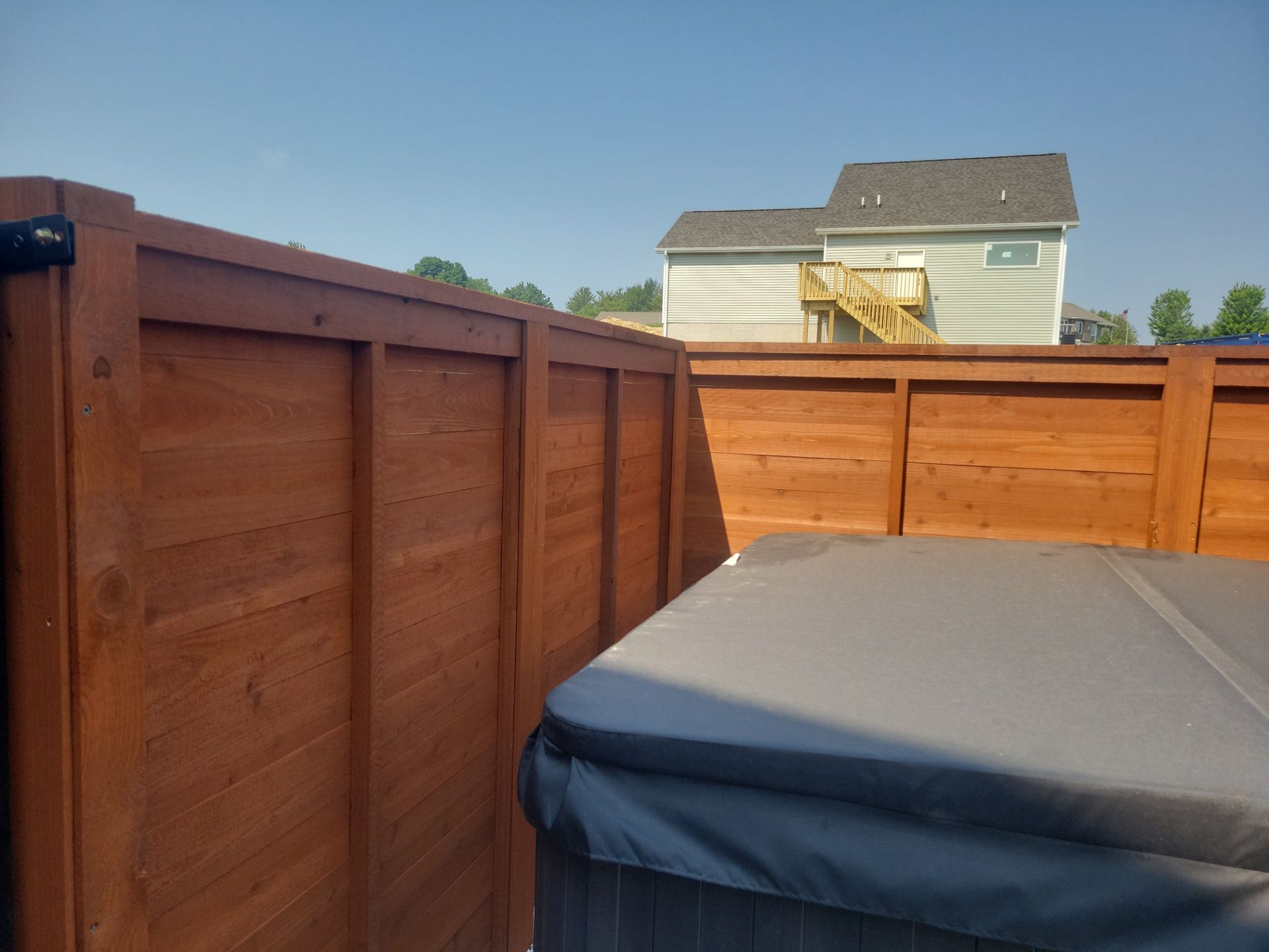 Project in Waverly by Perfect Picket Fence and Stain
