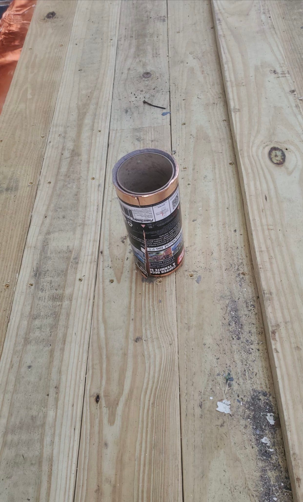 Deck Installation using Pressure treated railing by A Plus Exterior