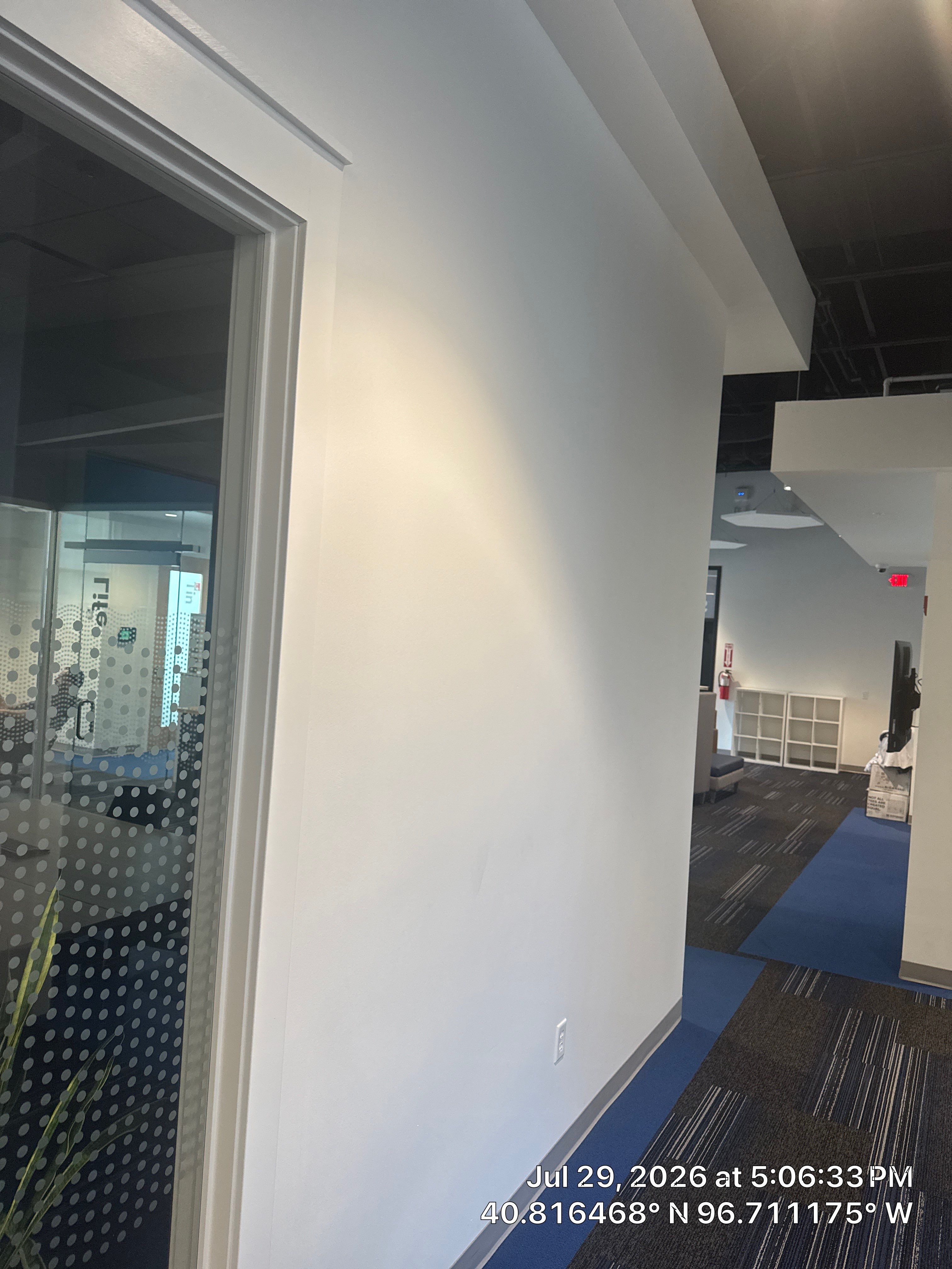 Modern Commercial Office Workspace Updates and Media Installation in Lincoln by CompanyCam Sales Demo