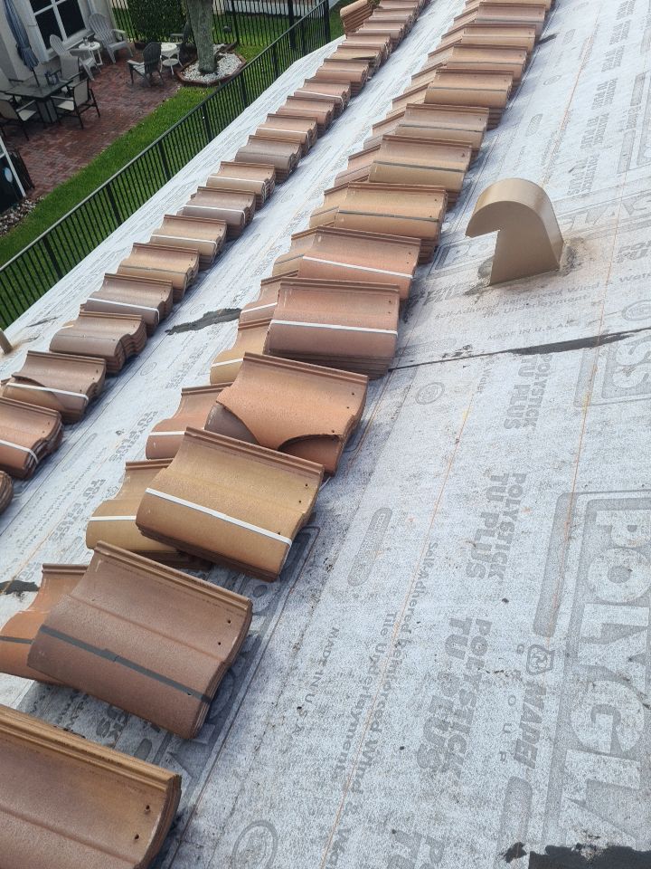 Residential Roofing Installation using Eagle Roofing Tile by BLUES BROTHERS ROOFING