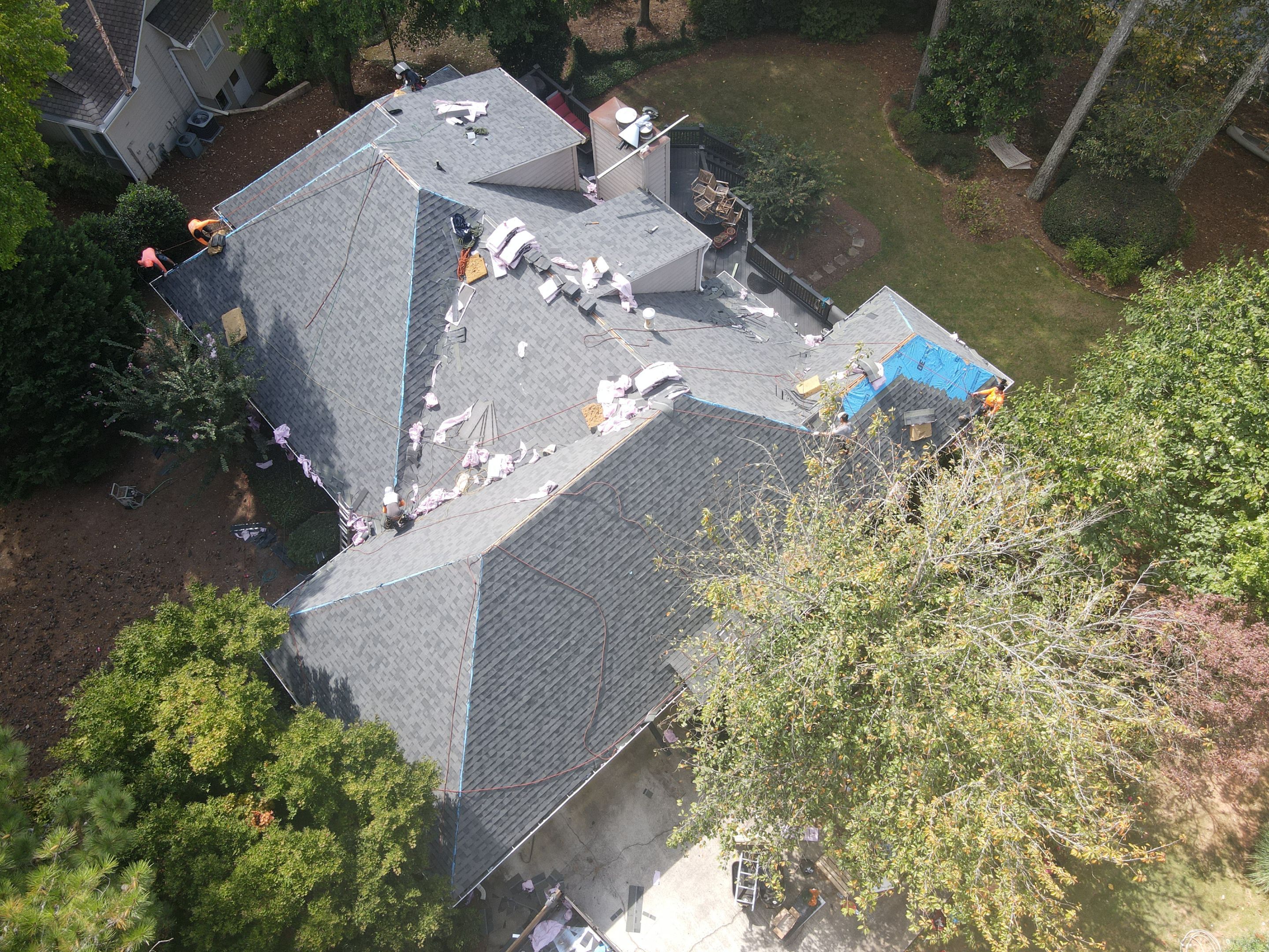 Residential Roofing Installation using Owens Corning by Inspector Roofing and Restoration