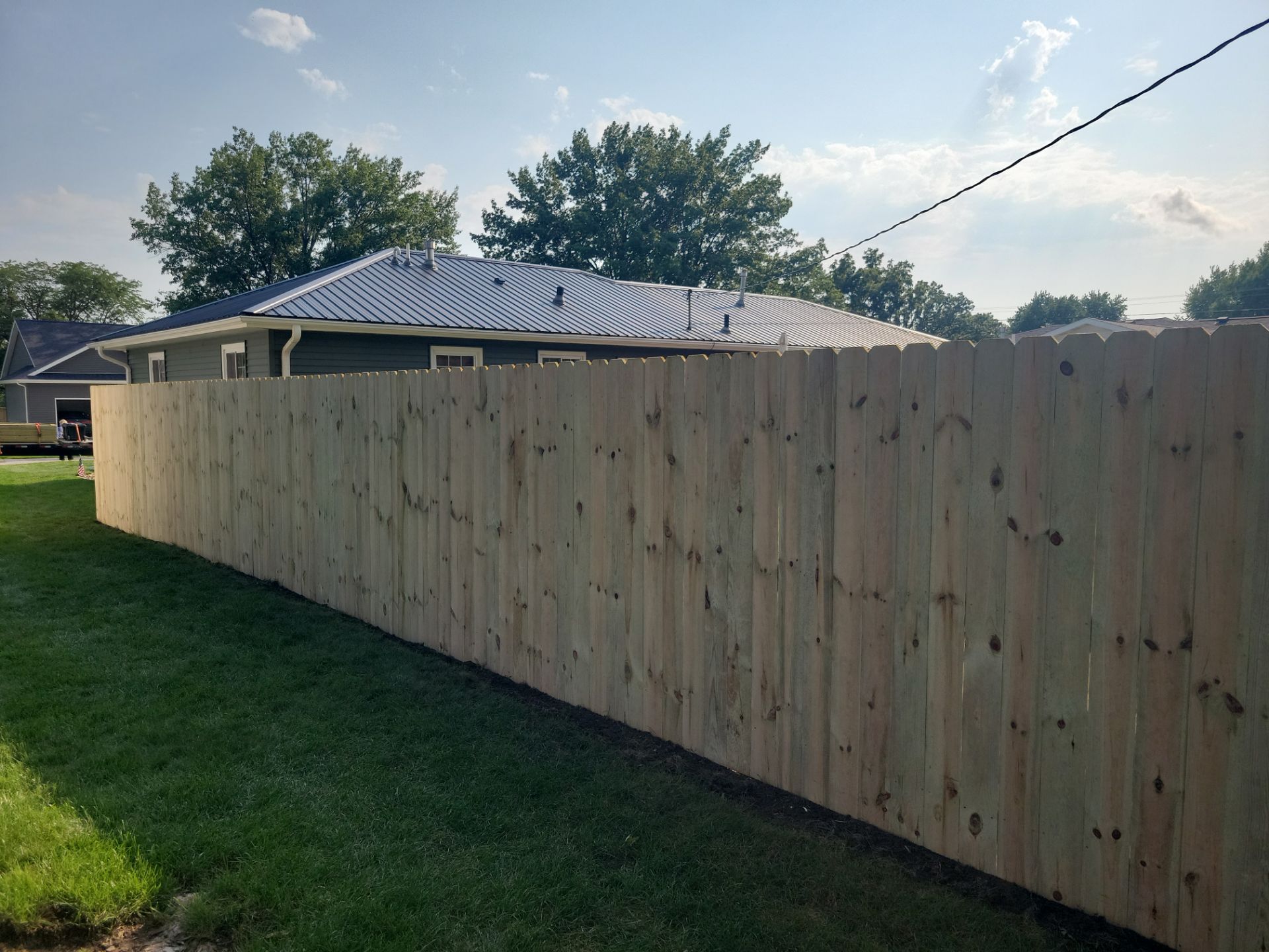 Residential Wood Privacy Fence Replacement and Gate Installation in Waterloo by Perfect Picket Fence and Stain