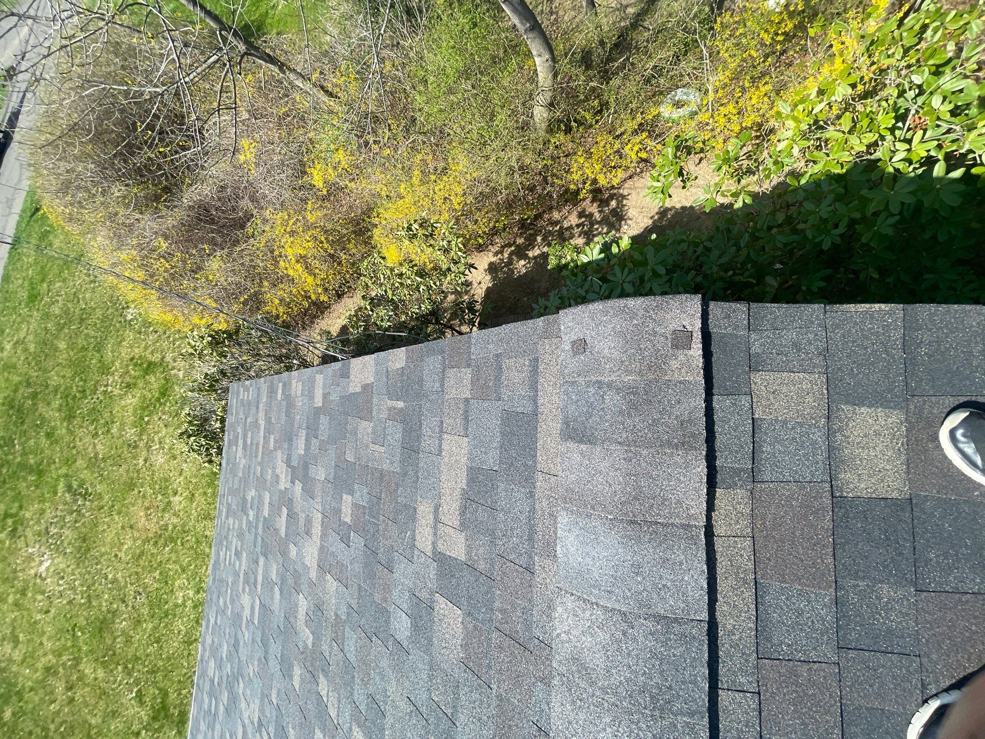 Asphalt Shingle Roof Replacement and Copper Chimney Flashing in Trumbull by A Plus Exterior