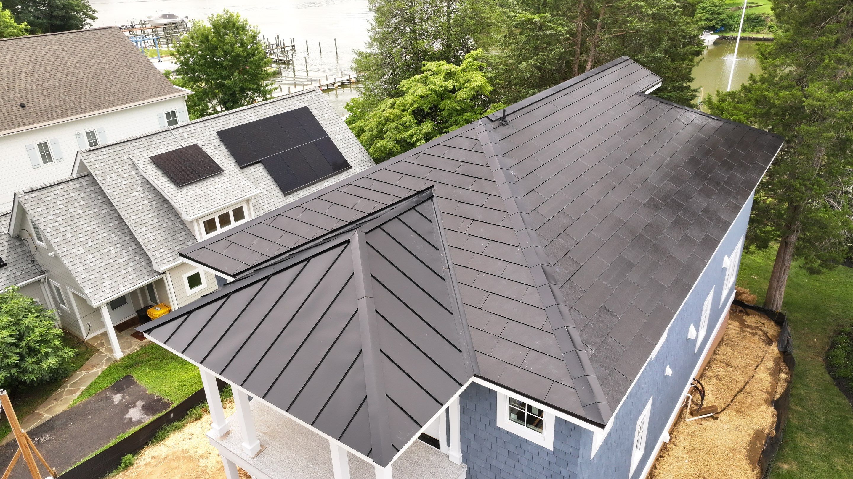 Tesla Solar Roof & Powerwall in Annapolis MD by American Home Contractors