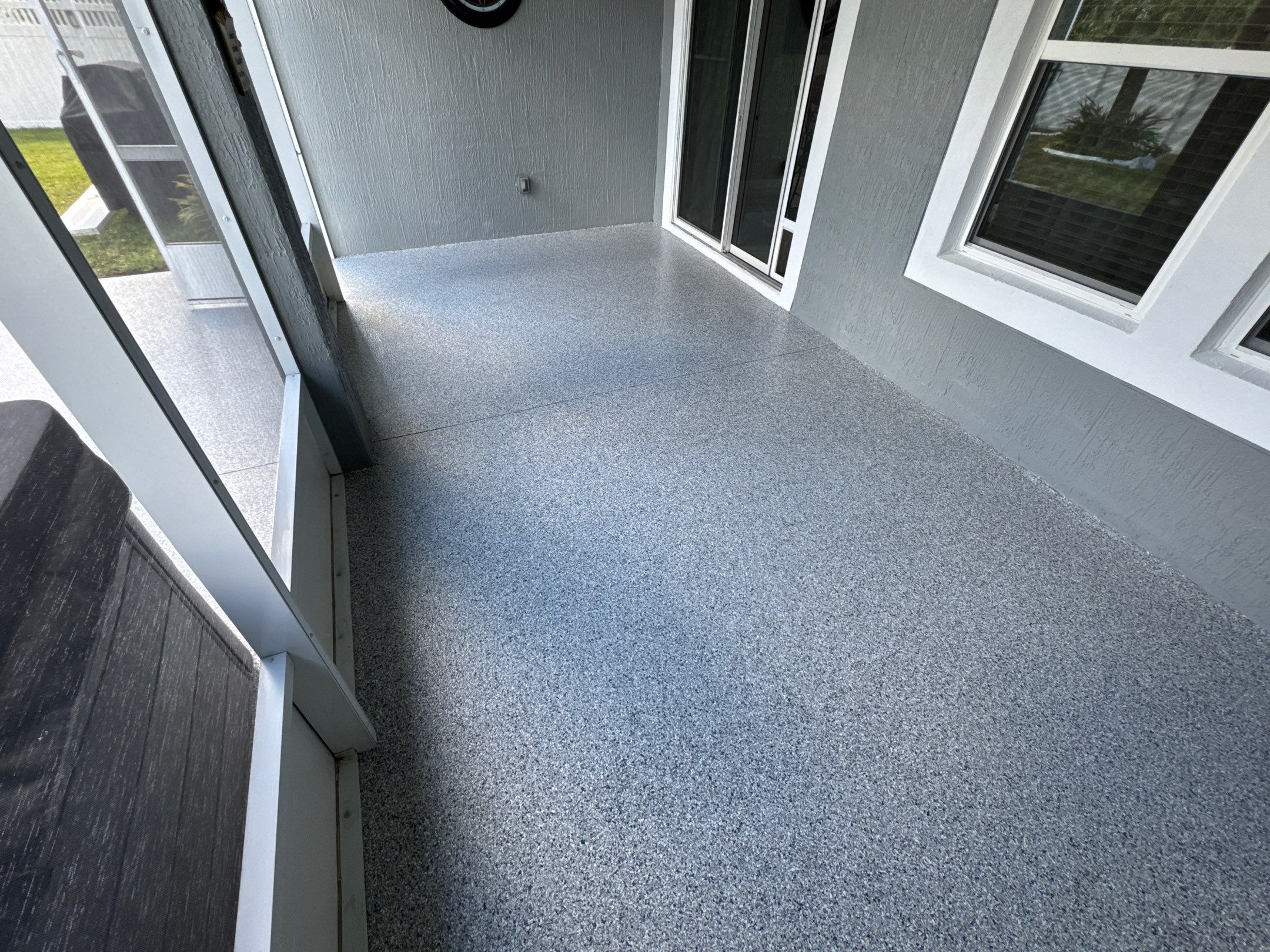 Porch in Newberry, FL in Tidal Wave by Cross Creek Concrete Coatings