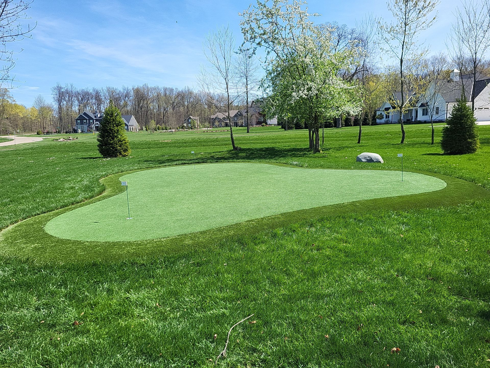 Backyard Putting Green for Galena Home by Southwest Greens Midwest