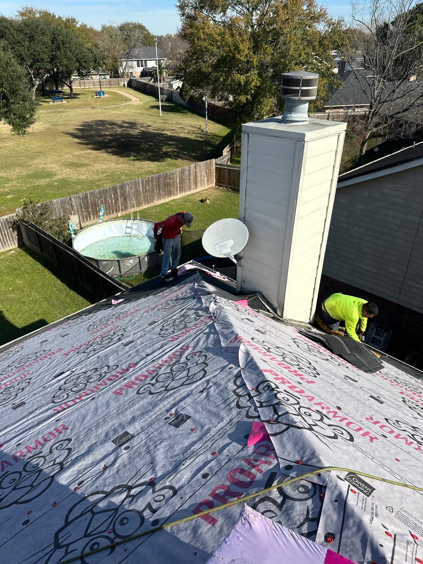 Project in Katy by Motion Roofing