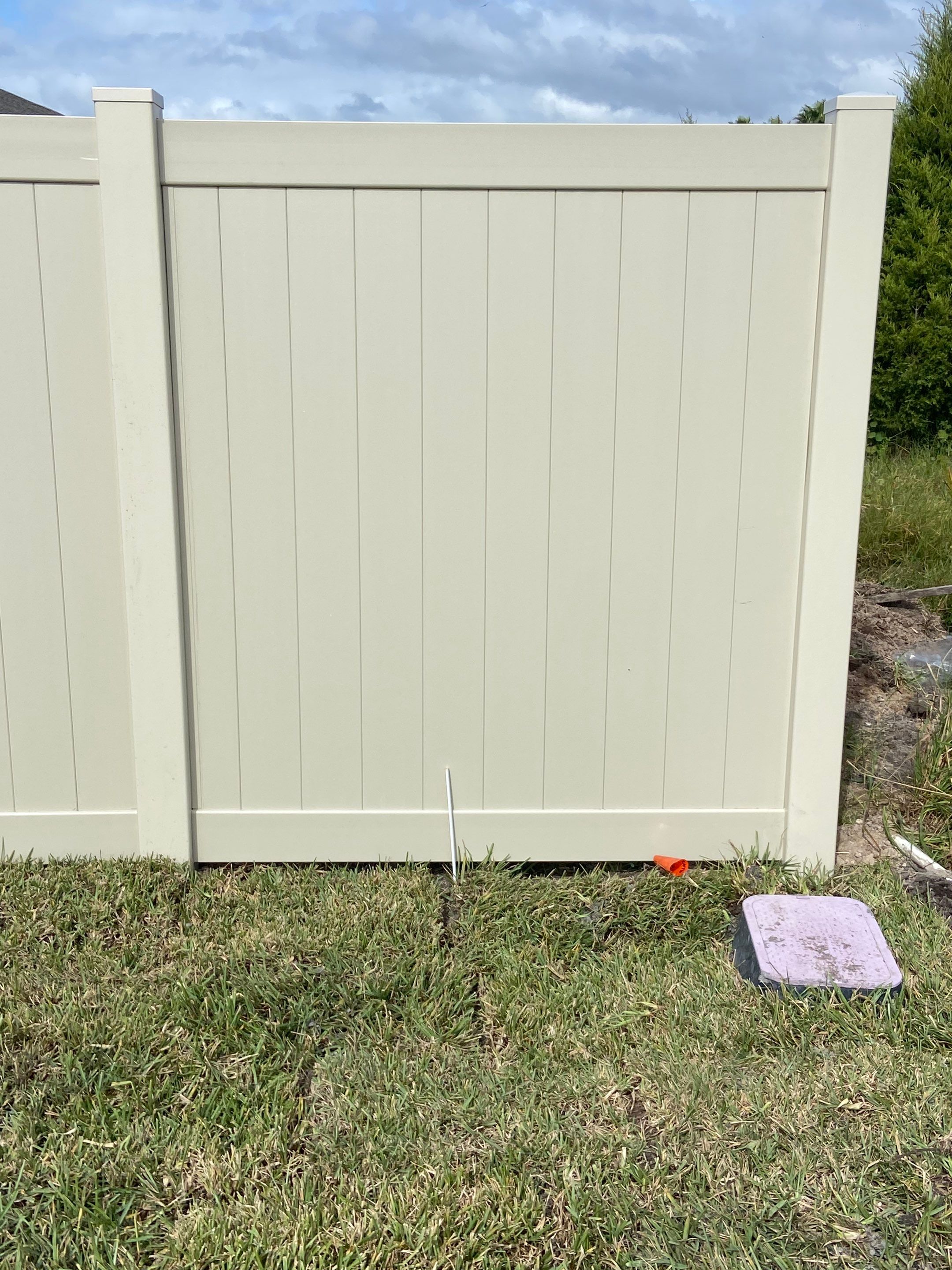 Bradenton, FL 6 ft. Tall Tan Vinyl Privacy Fence  by Asap fence and gates, LLC