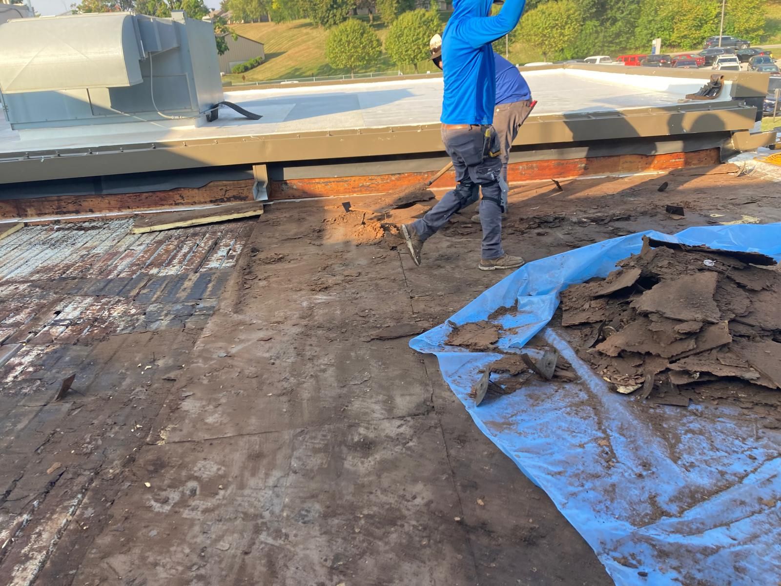 Unity Point Biohazard by Grell Roofing
