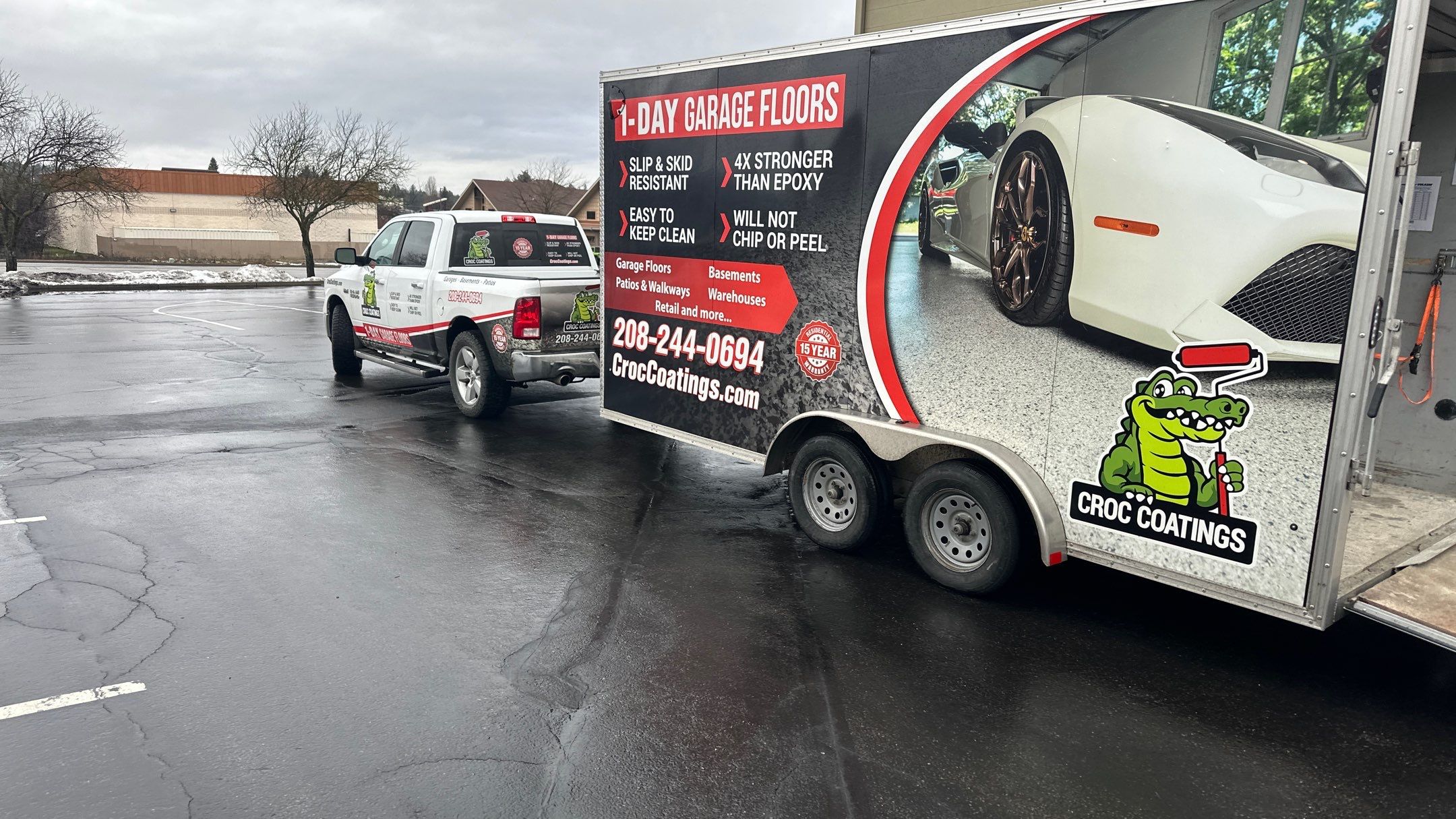 Commercial Kitchen Floor Transformation using Mt Everest by Croc Coatings, LLC
