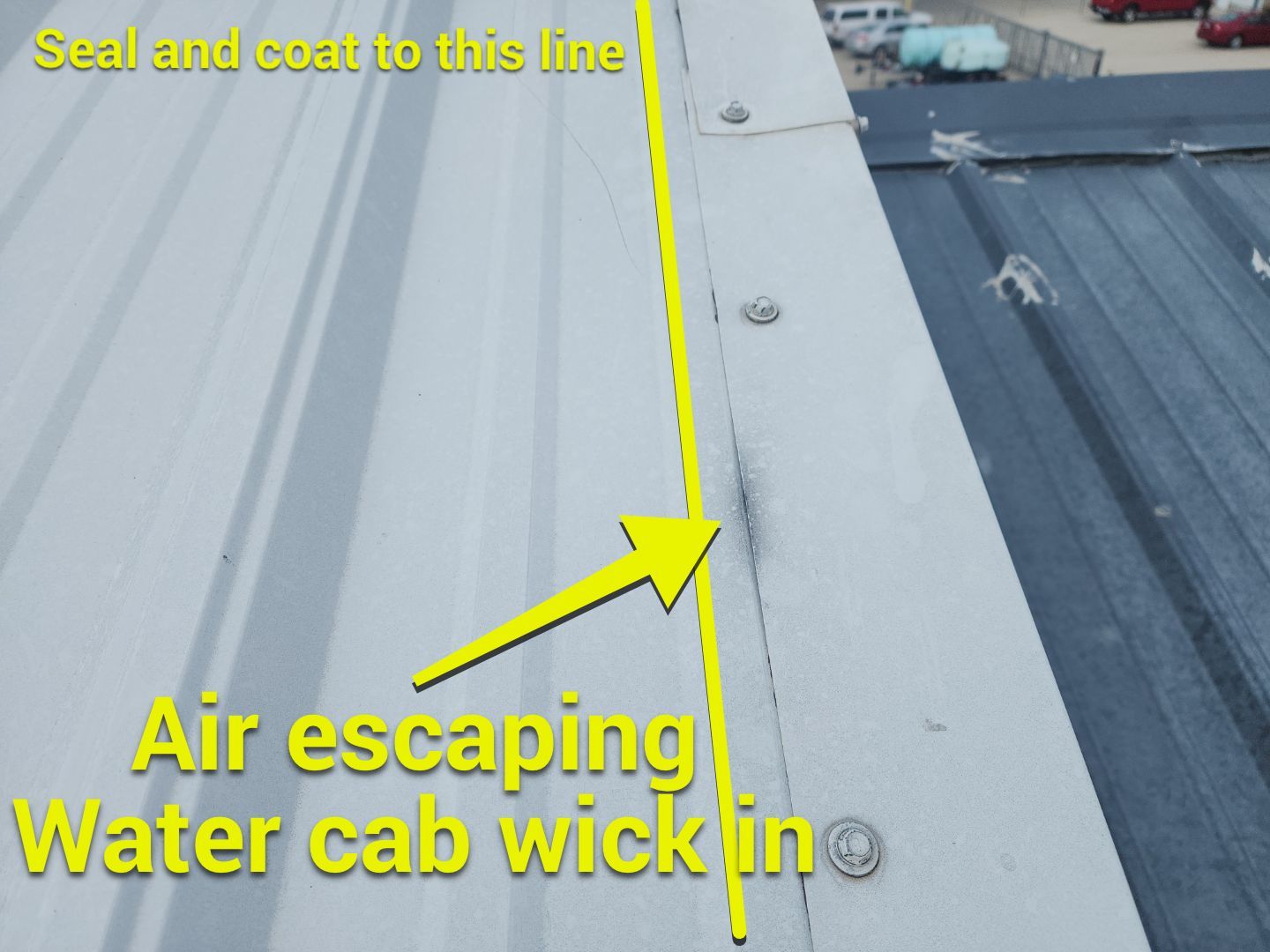 Metal Roof Restoration - Columbus, NE by Tillotson Enterprises