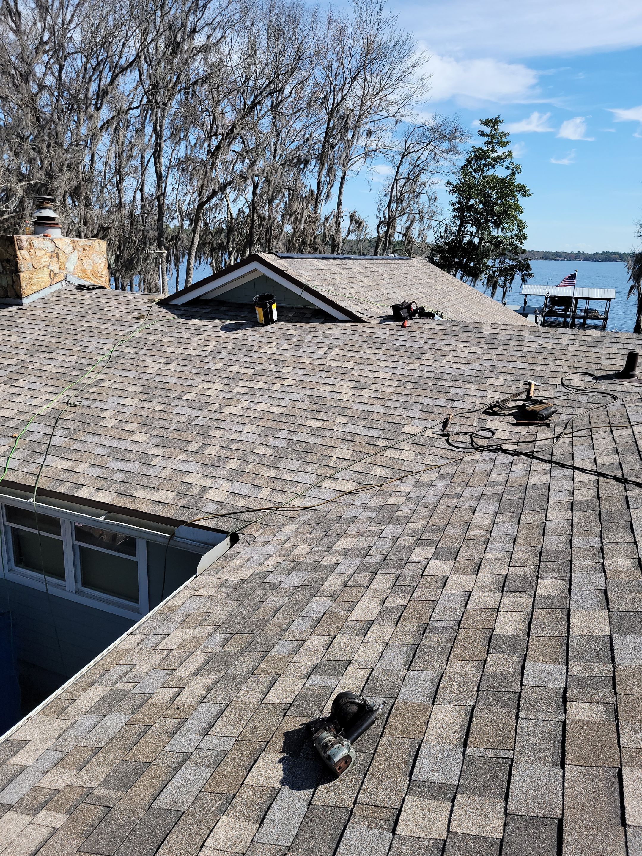 Residential Roofing Installation using Owens Corning TruDefinition Duration Shingles by Galaxy Builders, Inc.