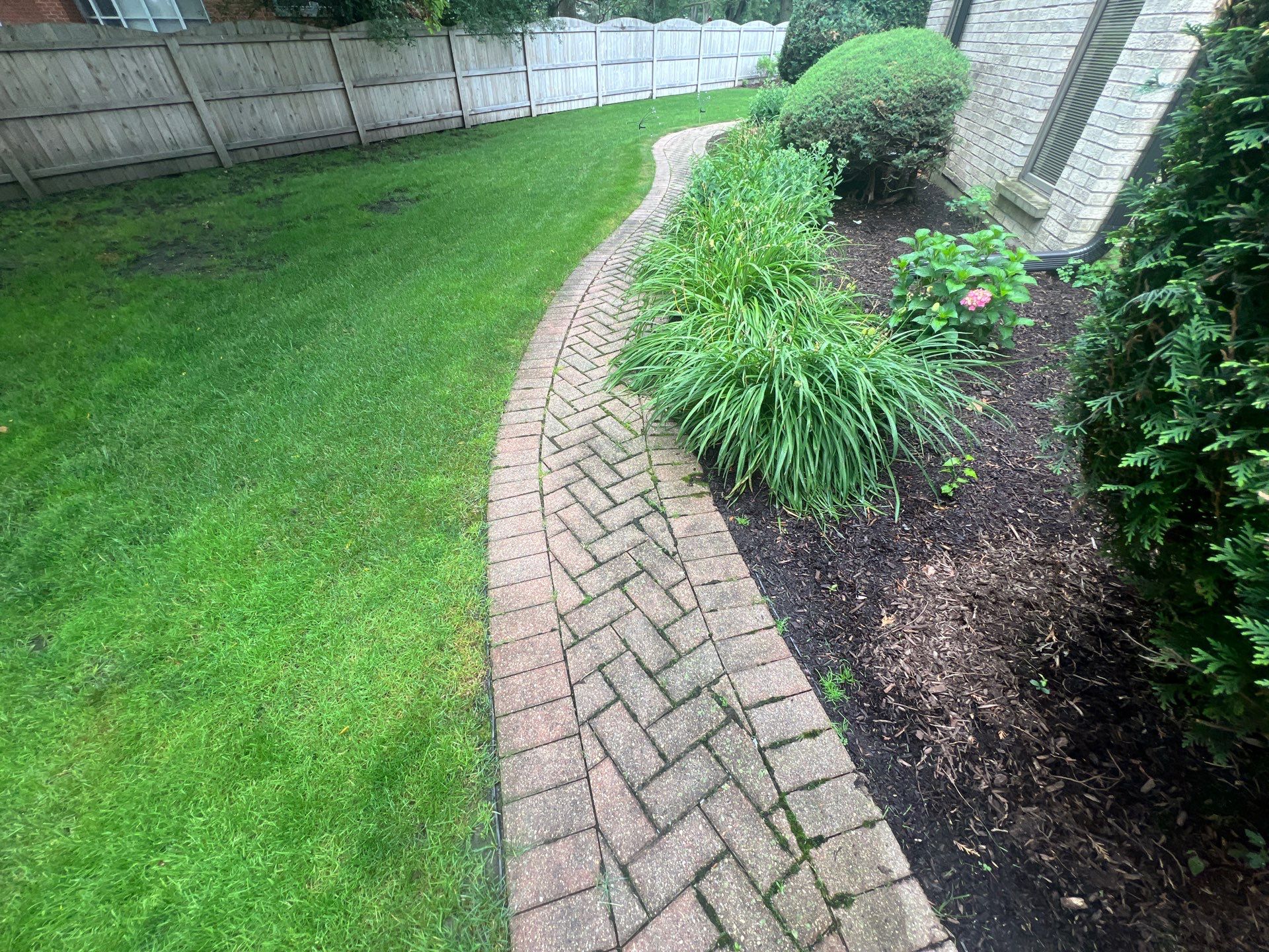 Brick paver clean, sand and seal.  using Surebond SB-1300 by Northern Power Washing LLC.