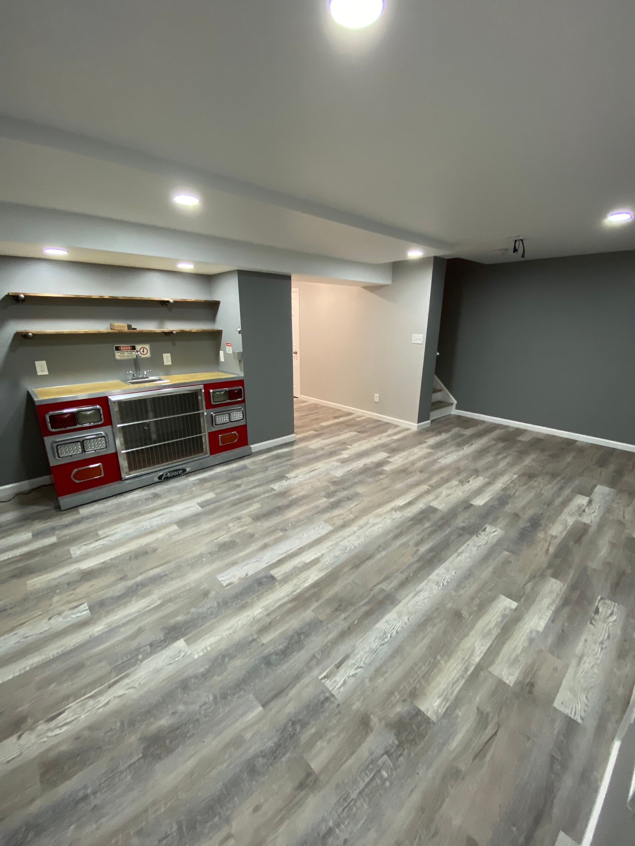 Complete Basement Buildout by The Smet Companies, LLC