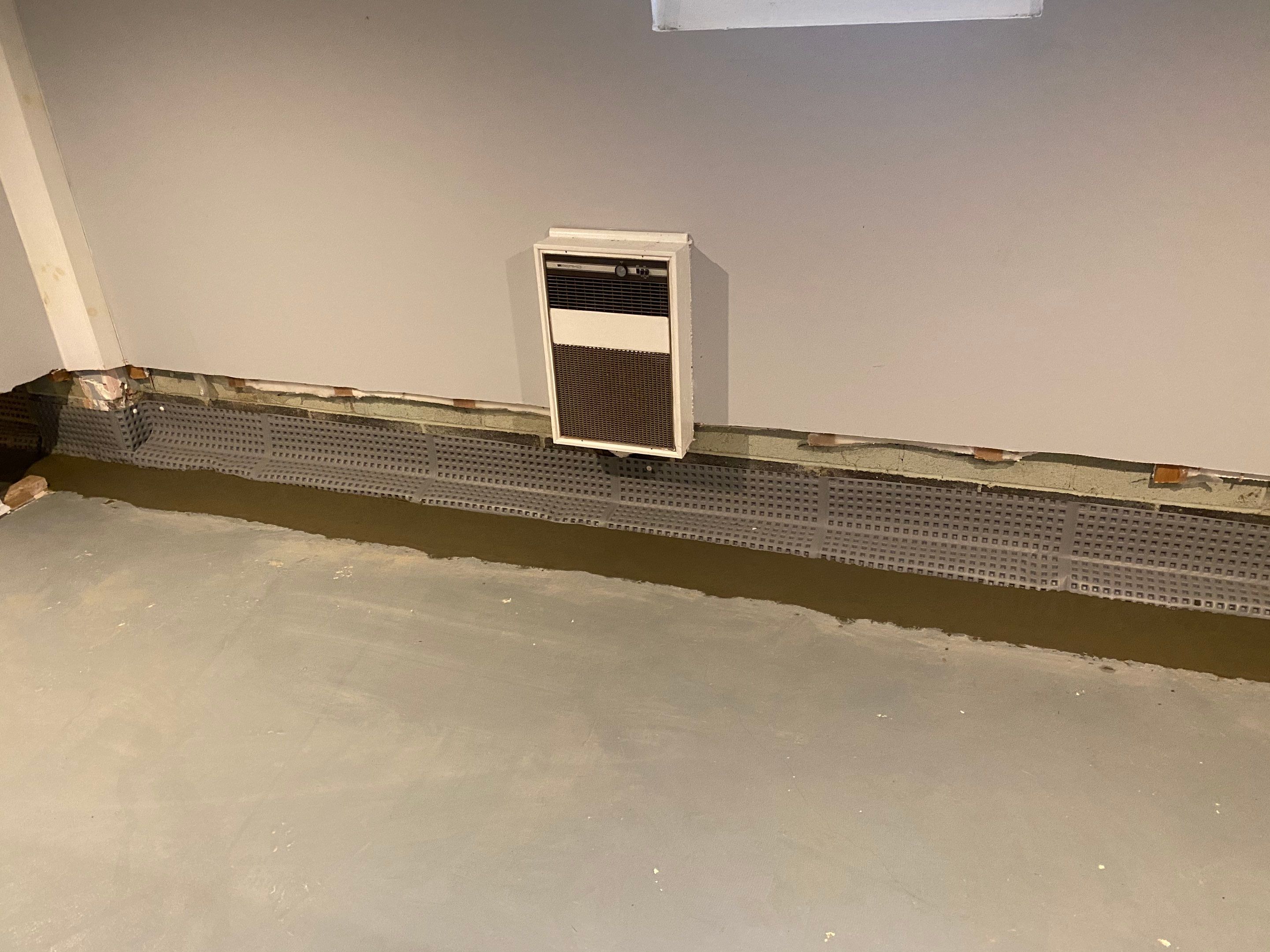 Interior French Drain Job in Cranford, NJ by Pure Service Pro, LLC 
