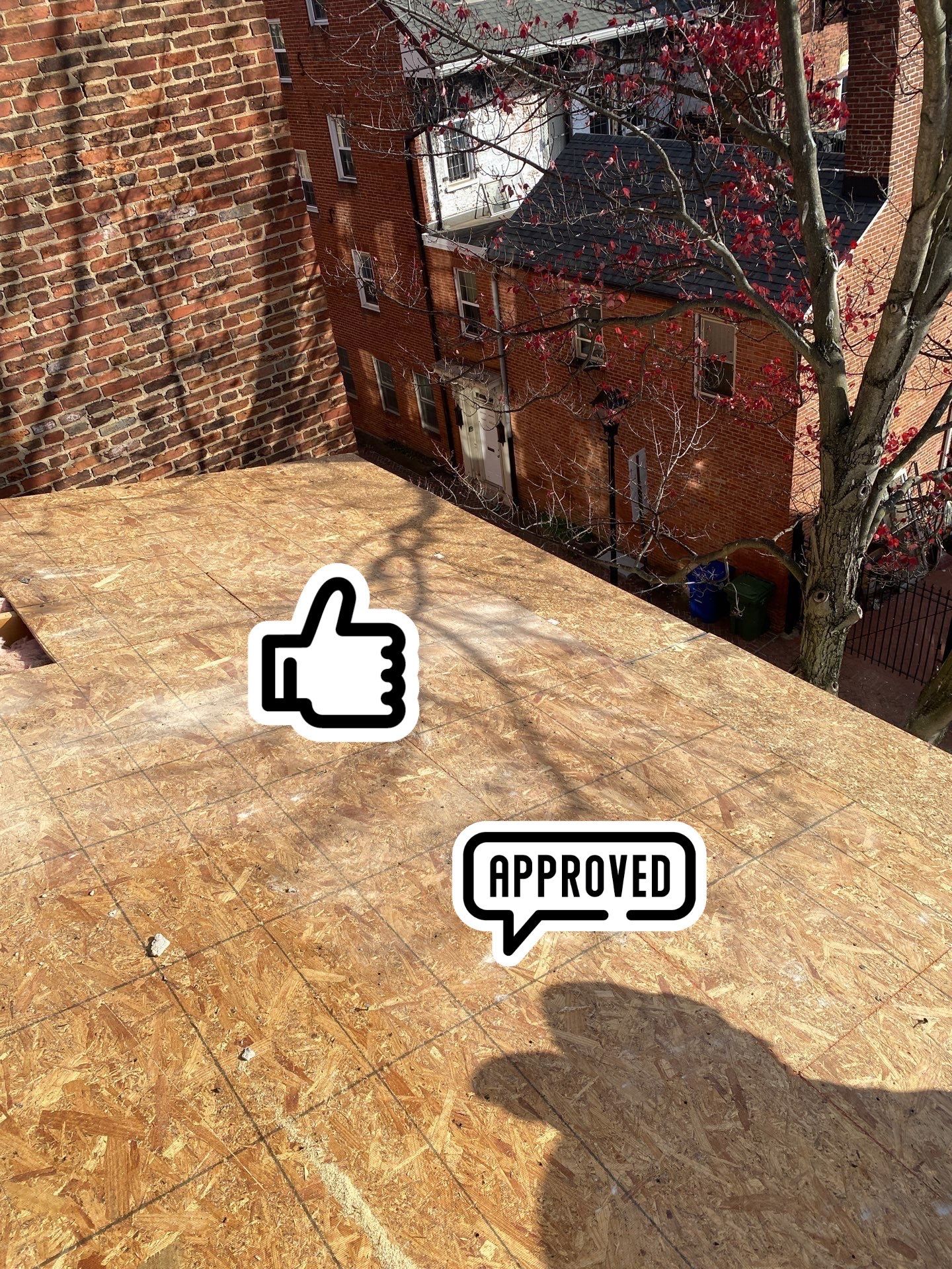 Residential Roofing Installation using Landmark Shingles by Alpha Design Services