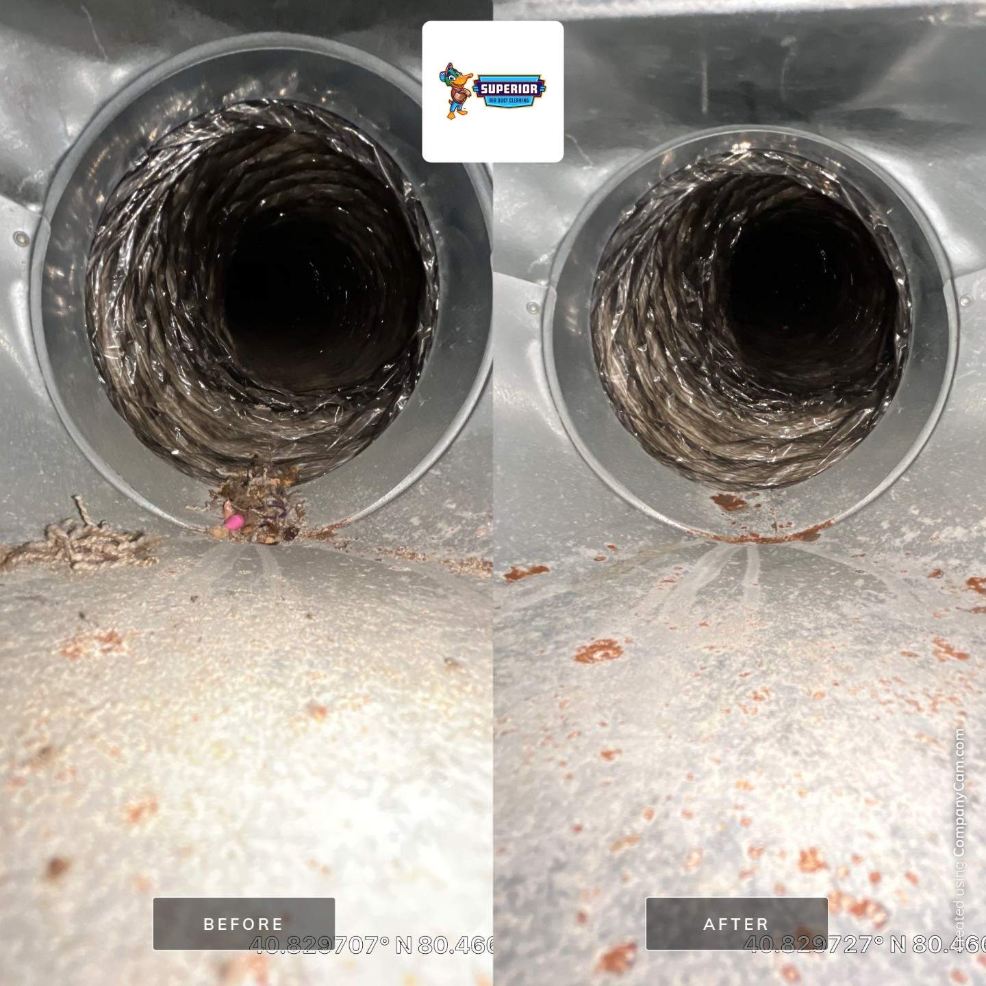 Air Duct Cleaning With a Vacuum Truck in Enon Valley, PA by Superior Air Duct Cleaning