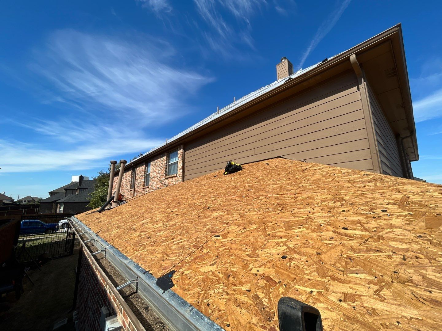 Storm Roof Damage Replacement in Frisco by First United Roofing & Construction