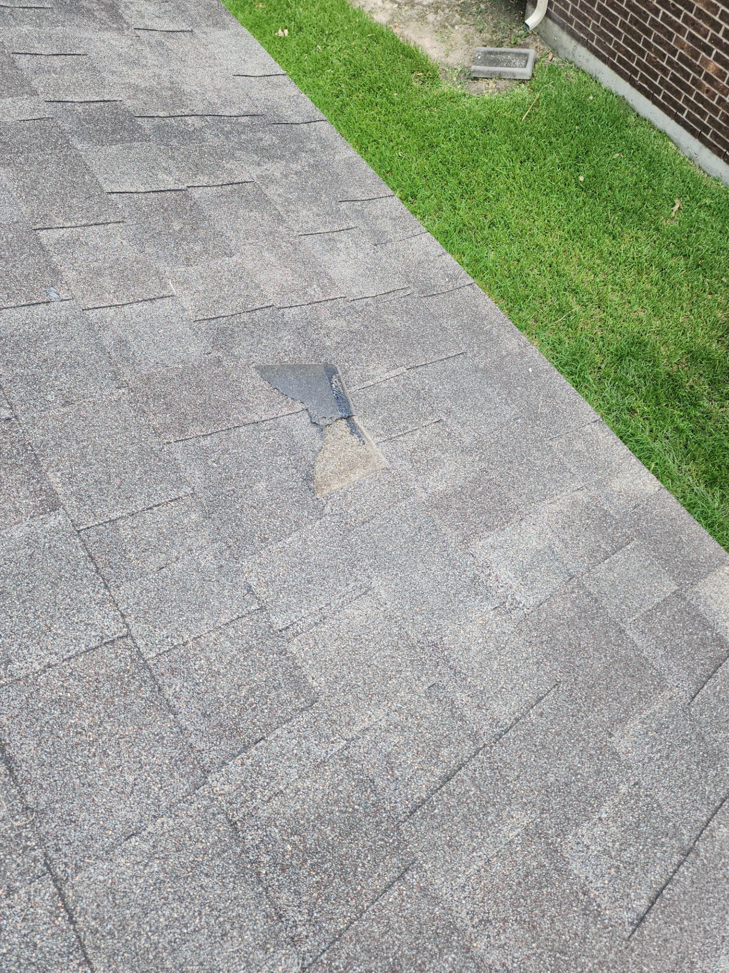 Hail Damage using Owen's Corning Duration (Lifetime) Shingles by Roof Repair Company