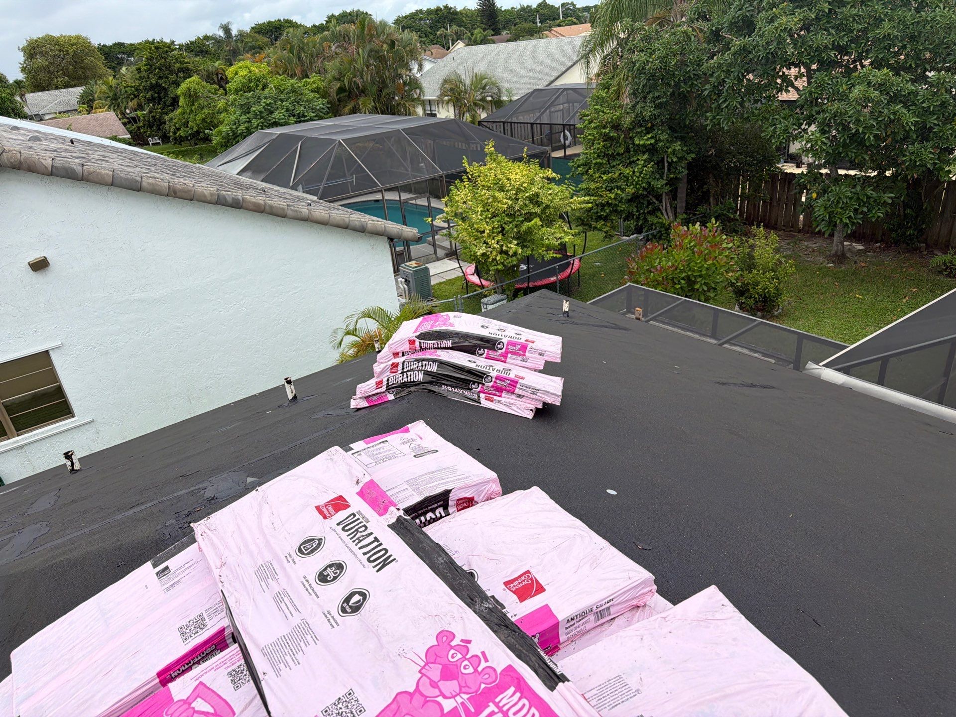 Residential Roofing Installation using Owens Corning by BLUES BROTHERS ROOFING