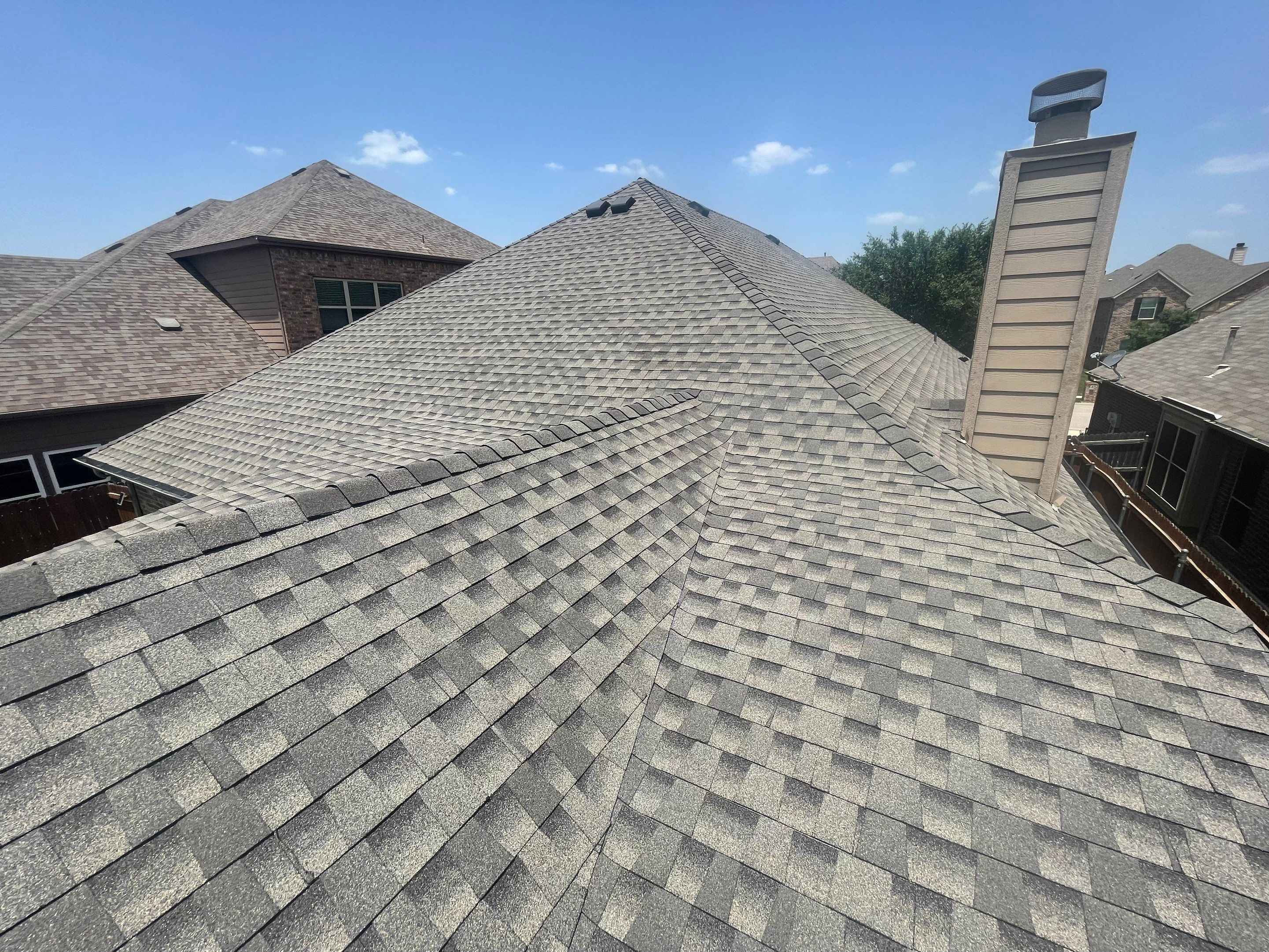 Residential Roofing Installation using GAF Timberline HDZ Weathered Wood by OneSource Roofing and Restoration